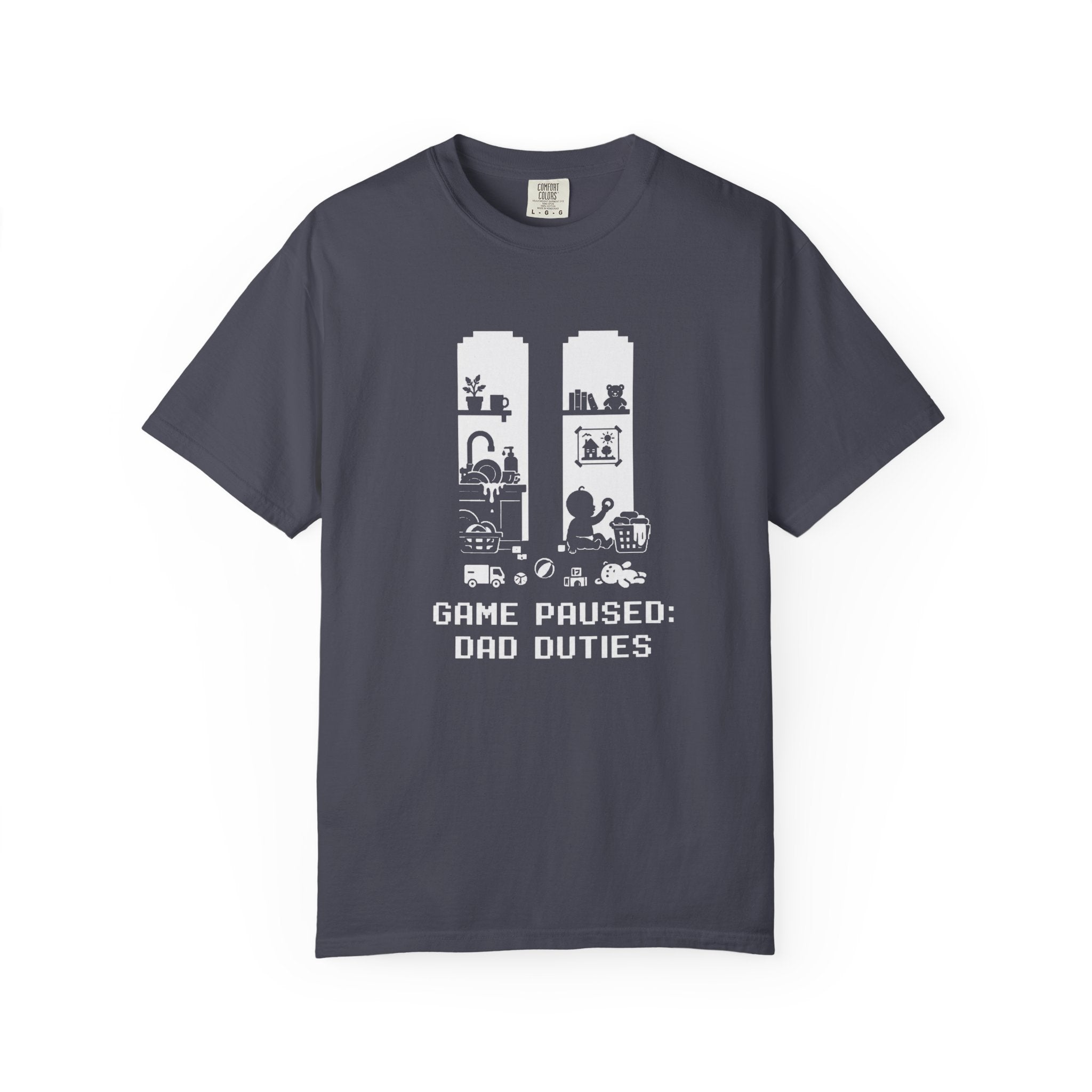 Game Paused Dad Duties T‑Shirt