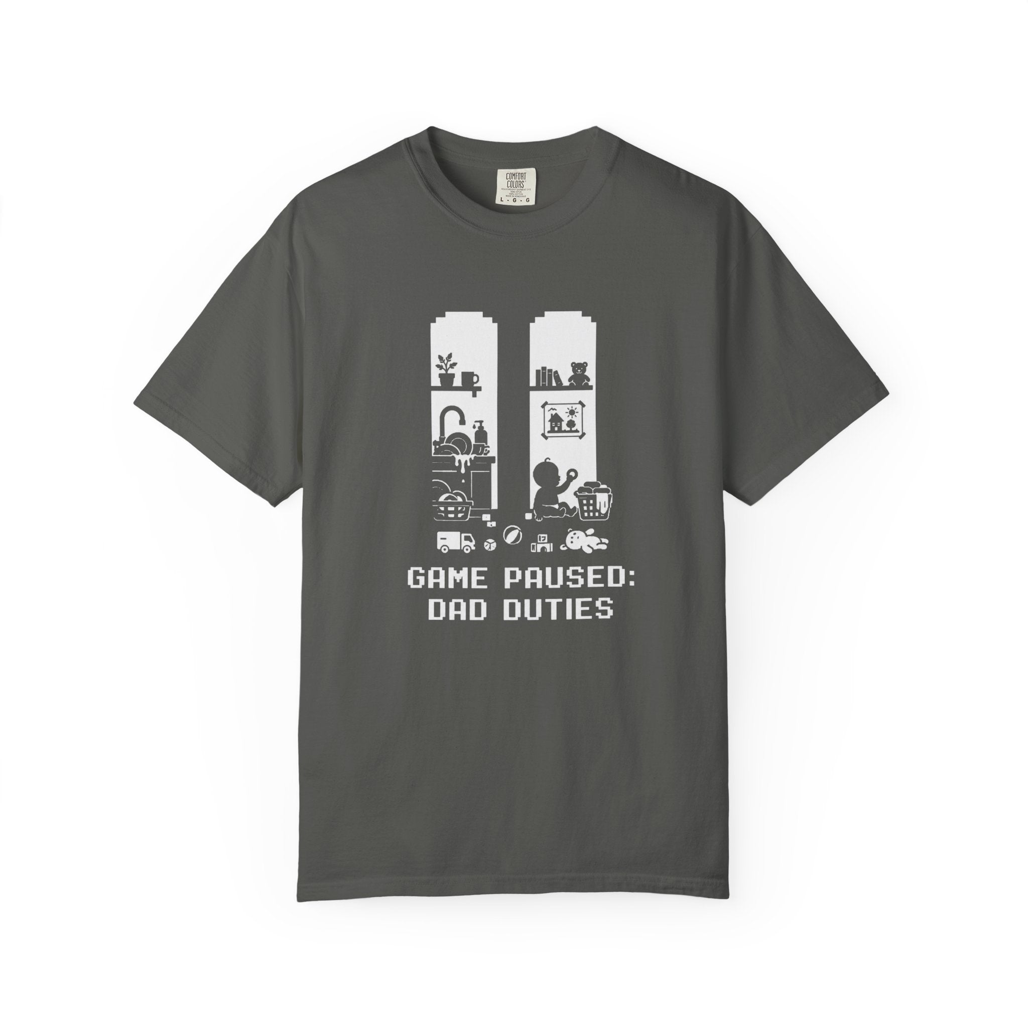 Game Paused Dad Duties T‑Shirt