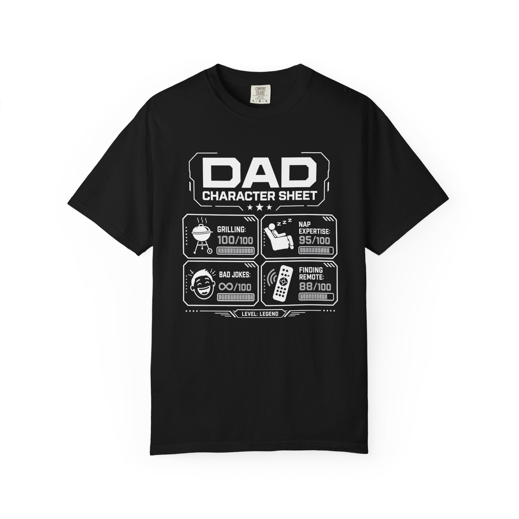 DAD Character Sheet T‑Shirt