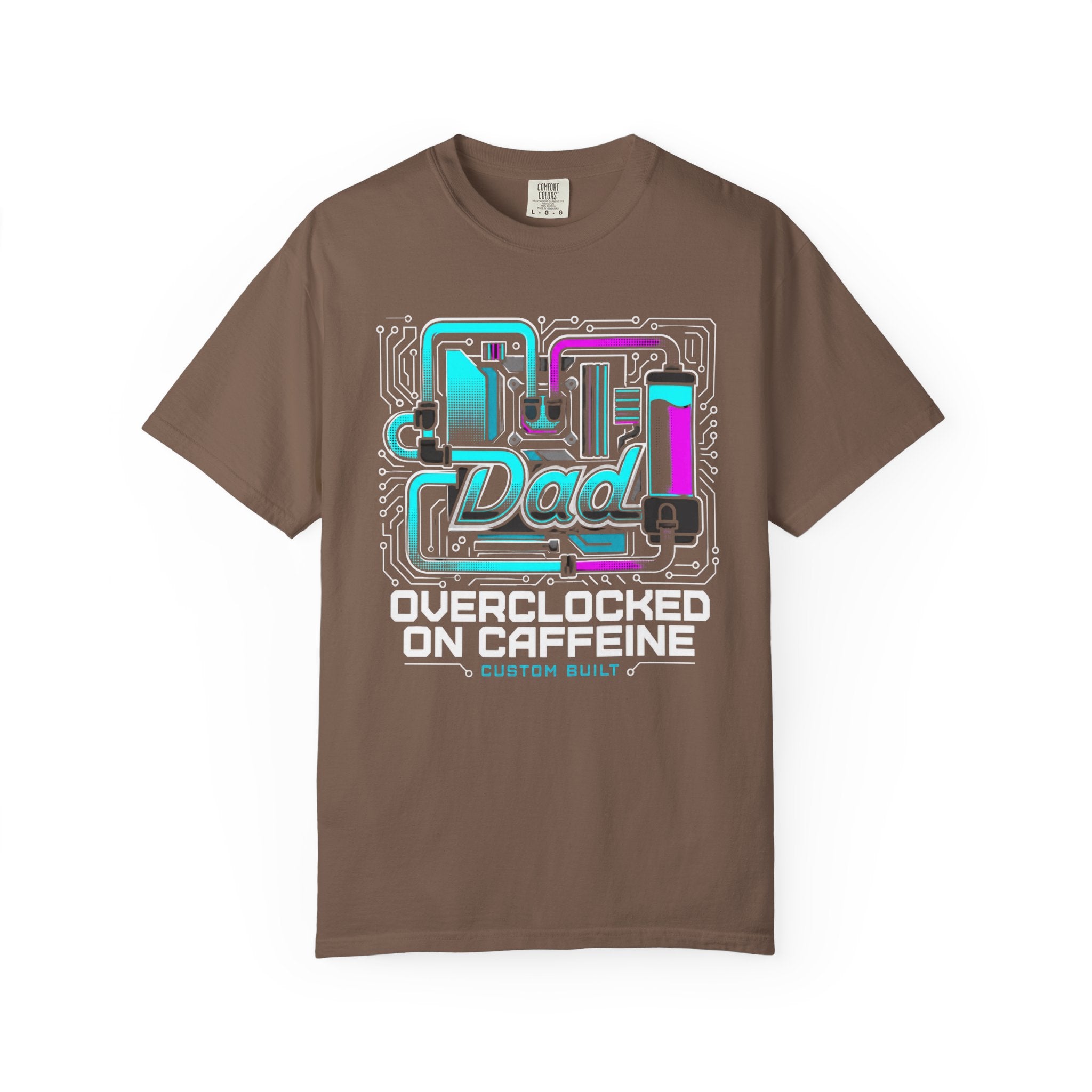 Dad Overclocked On Caffeine T‑Shirt