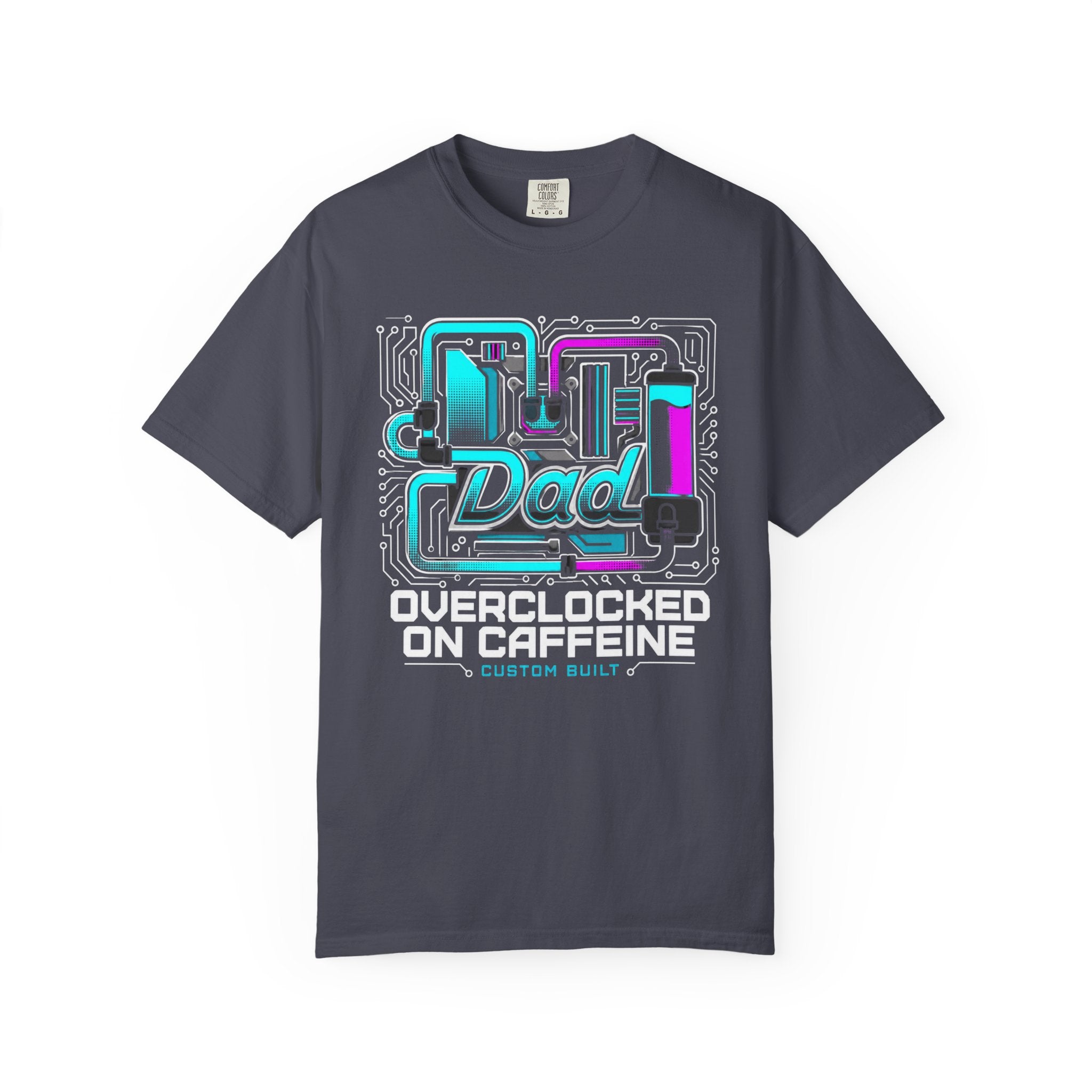 Dad Overclocked On Caffeine T‑Shirt