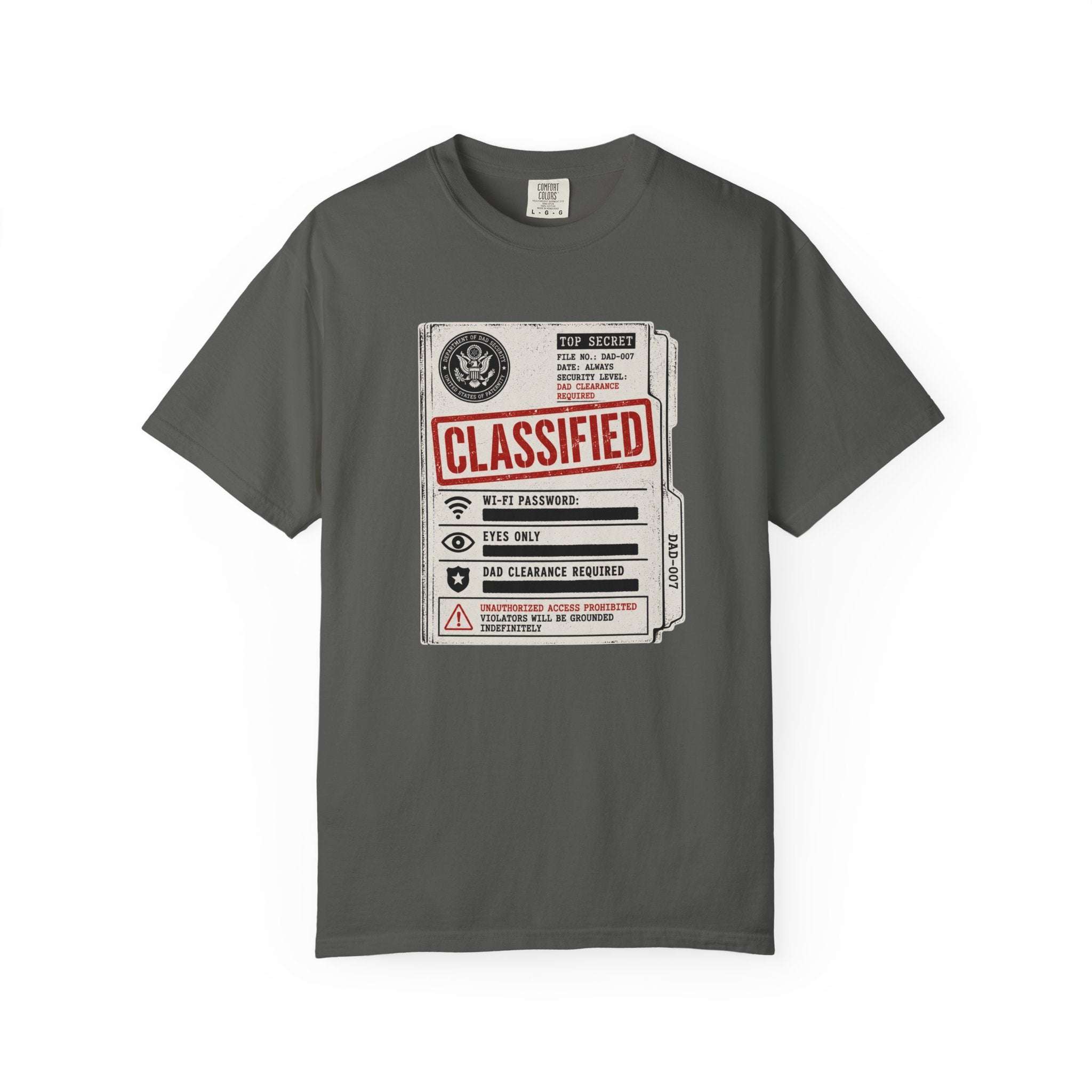 Dad Security Classified T‑Shirt
