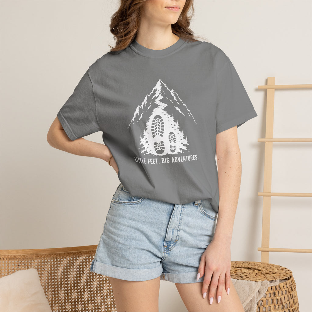 Little Feet Big Adventures T‑Shirt