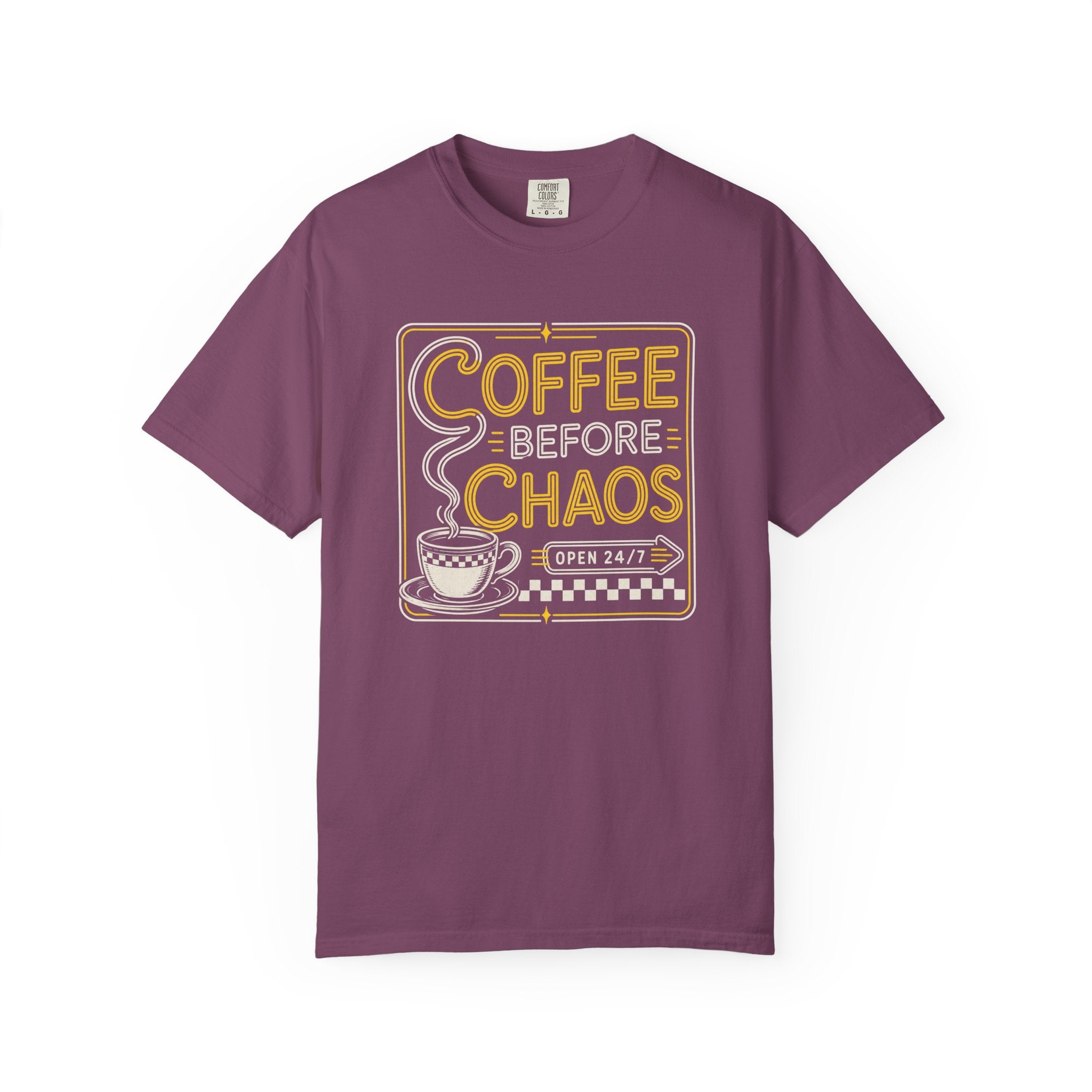 Coffee Before Chaos T‑Shirt