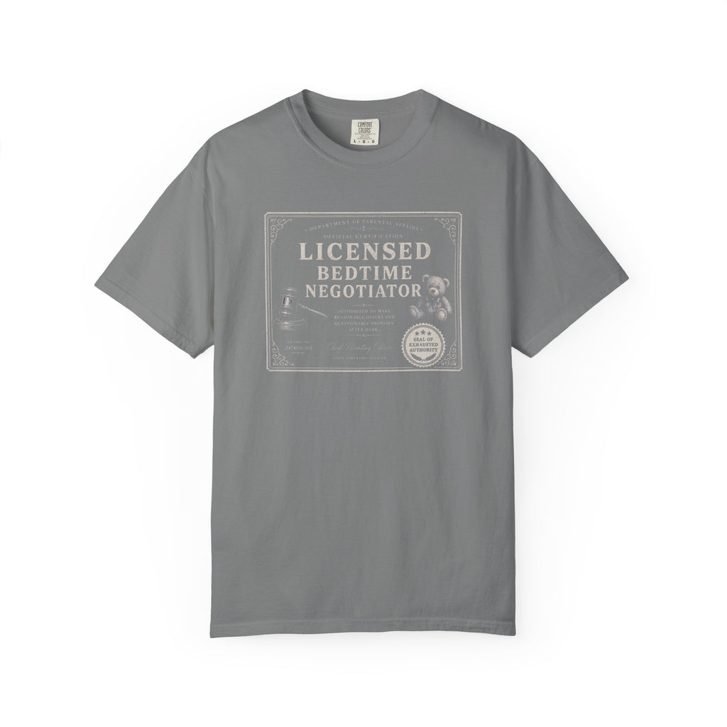 Licensed Bedtime Negotiator T‑Shirt