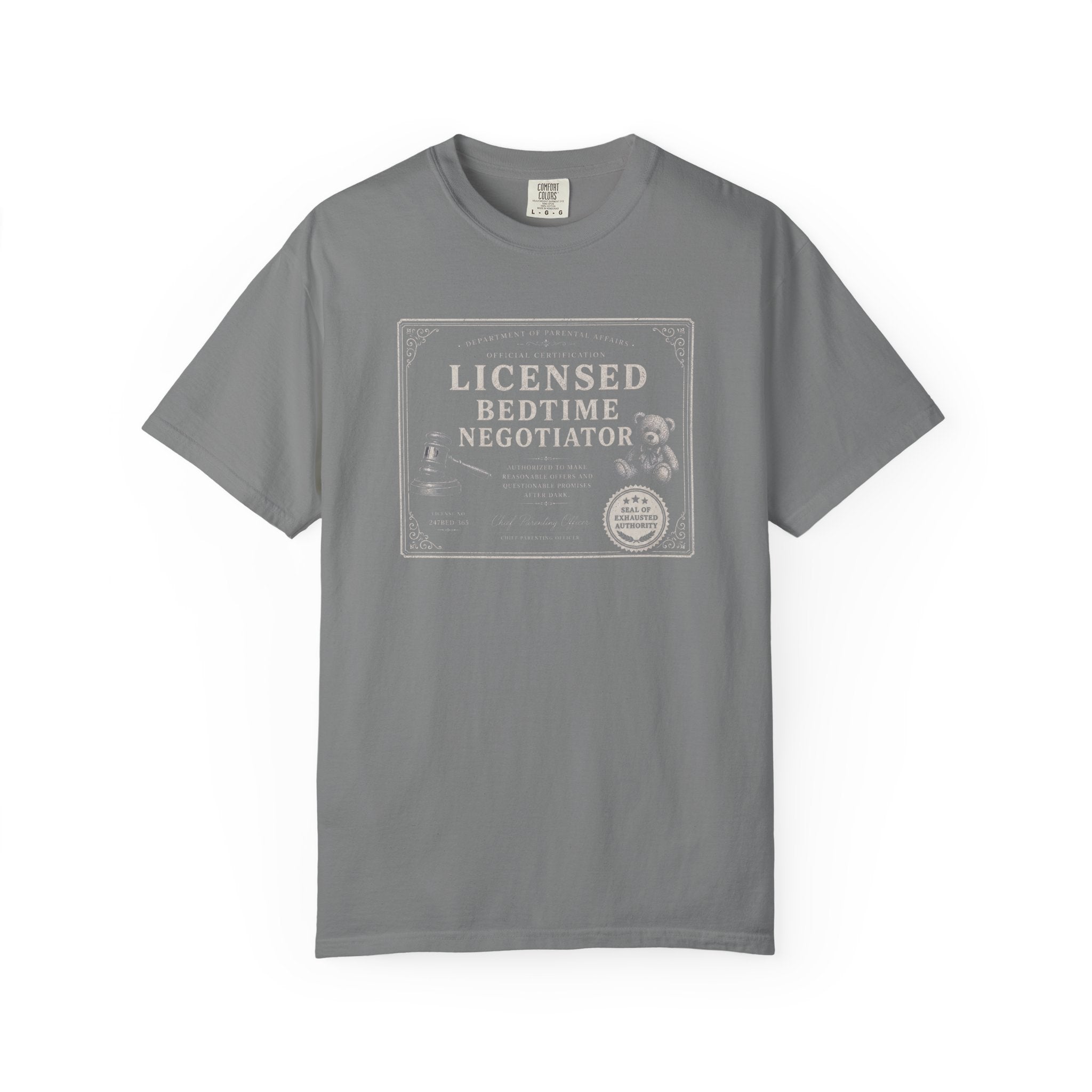 Licensed Bedtime Negotiator T‑Shirt
