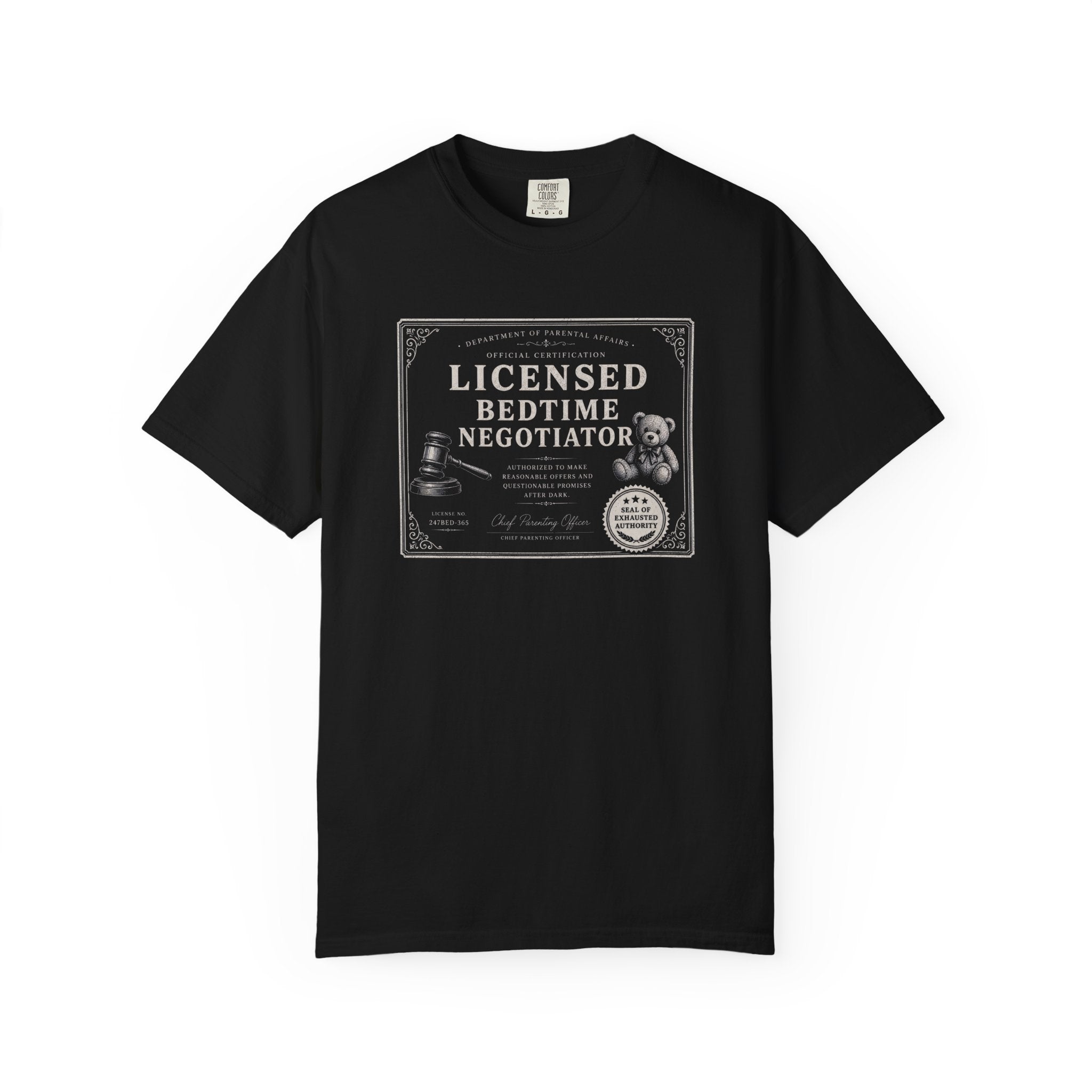 Licensed Bedtime Negotiator T‑Shirt