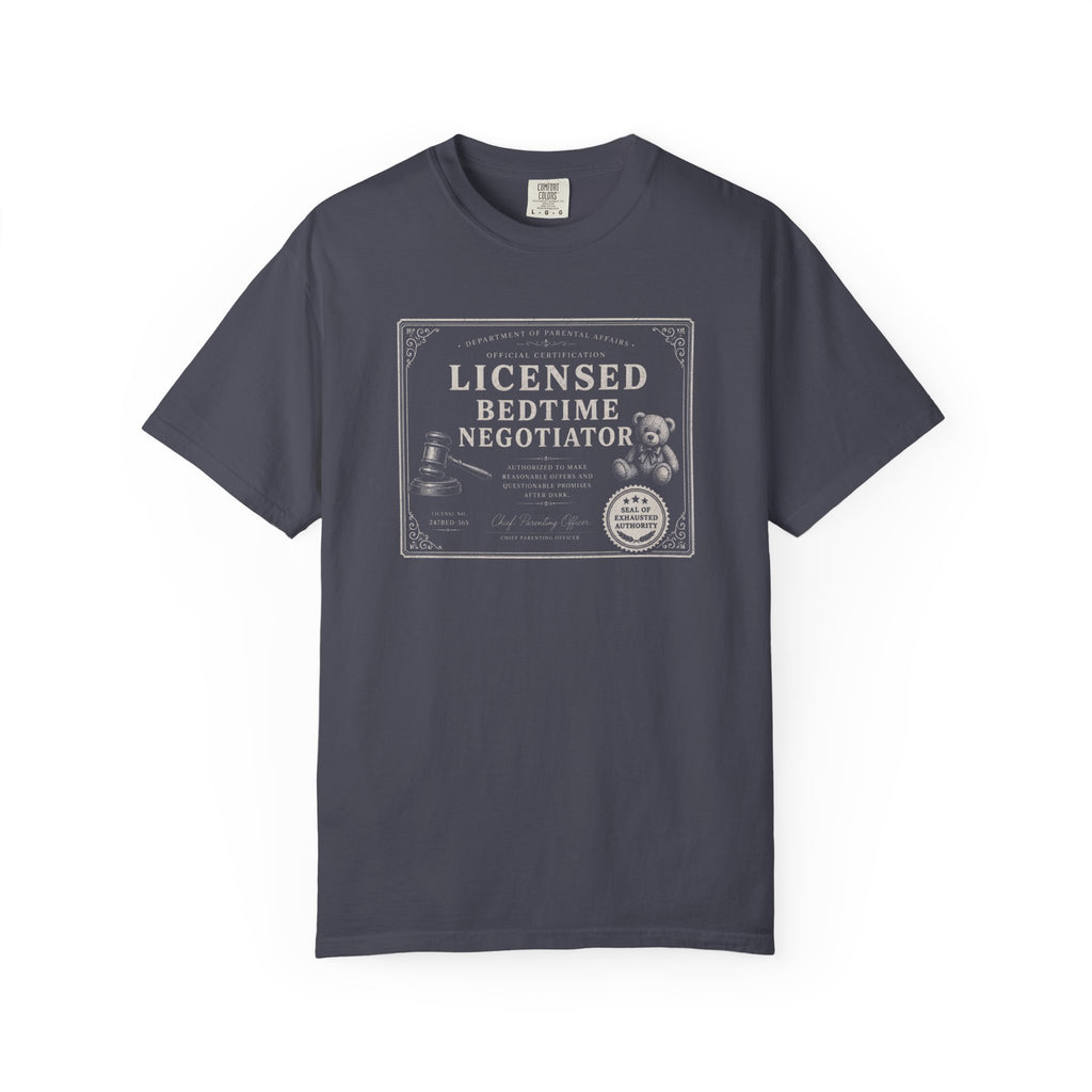 Licensed Bedtime Negotiator T‑Shirt