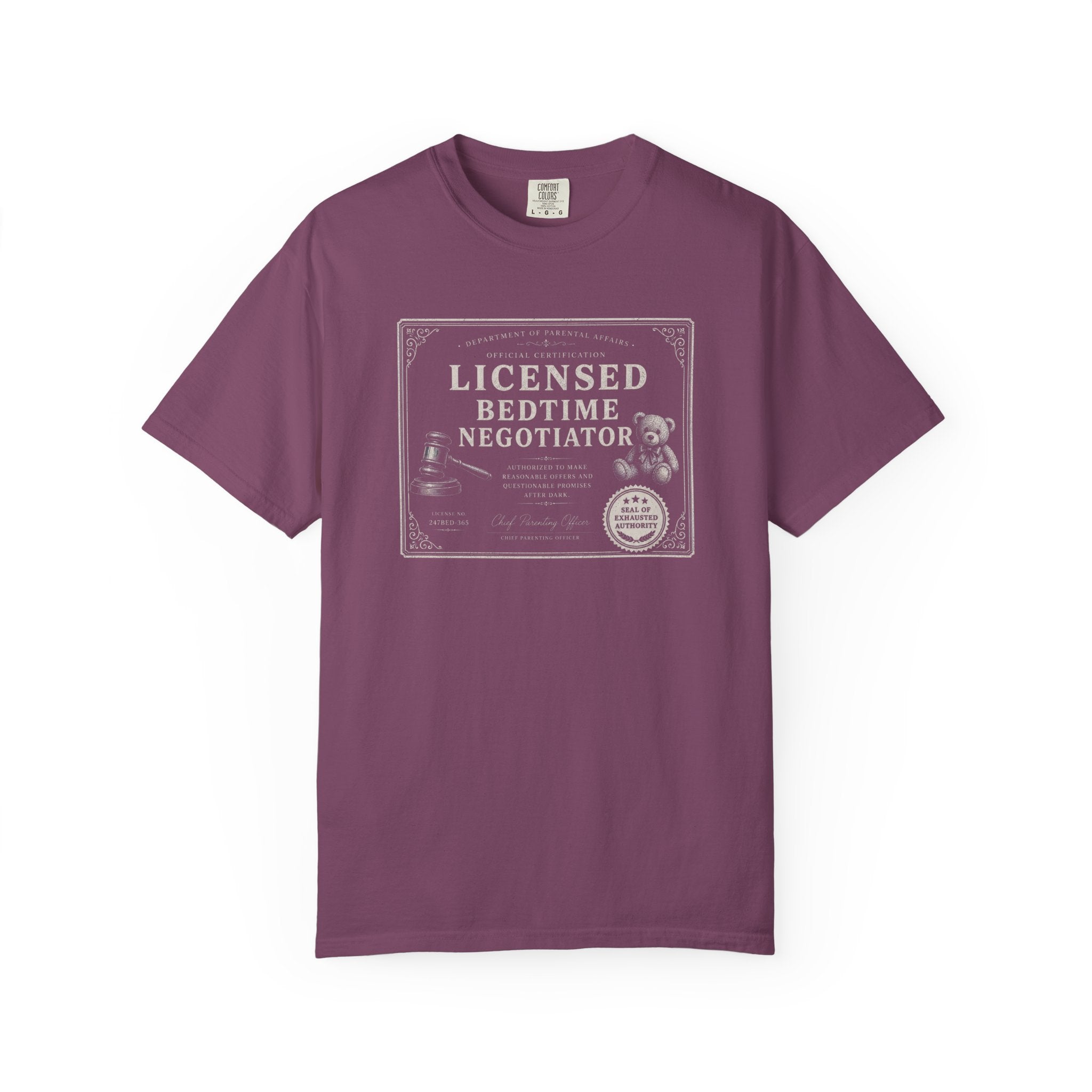 Licensed Bedtime Negotiator T‑Shirt