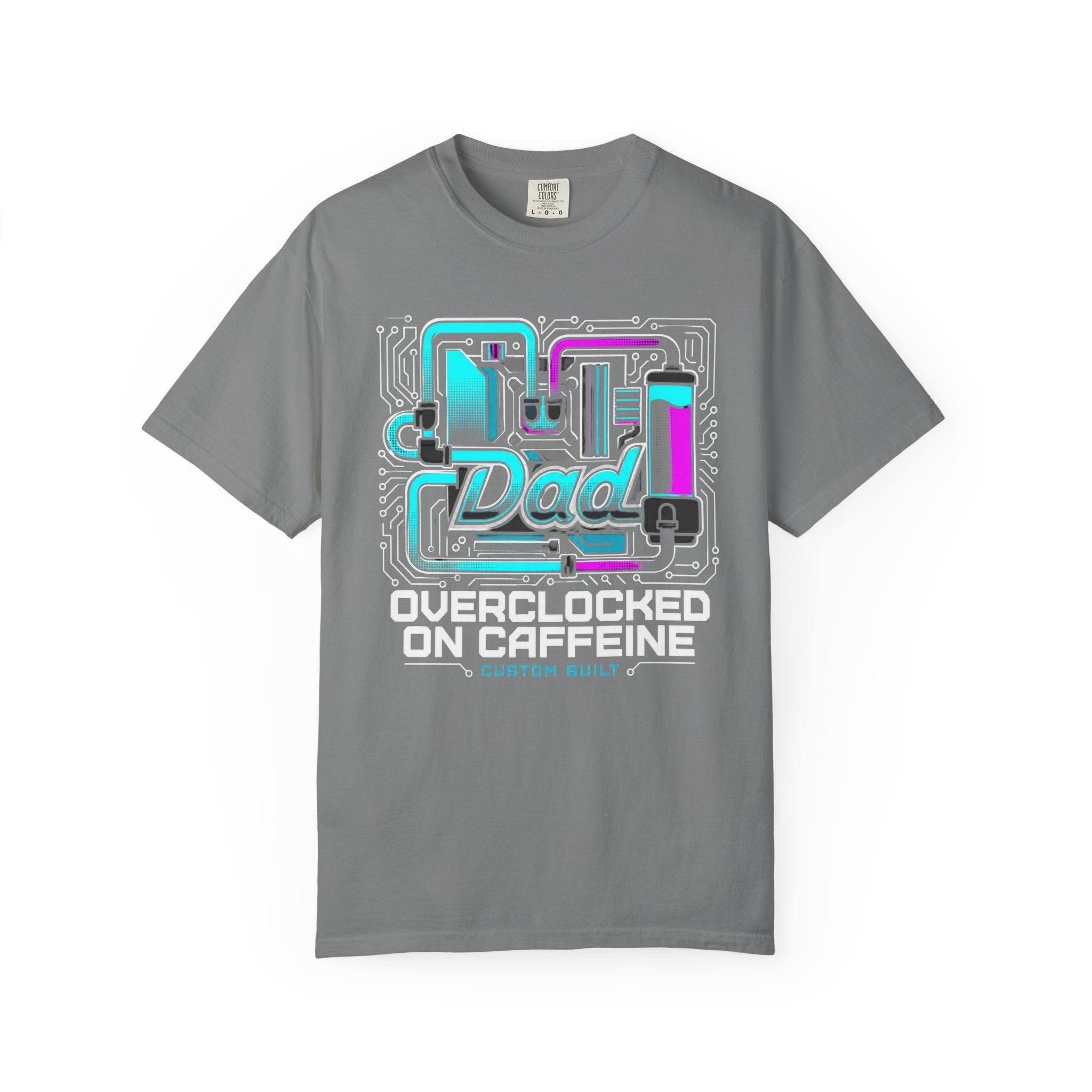 Dad Overclocked On Caffeine T‑Shirt