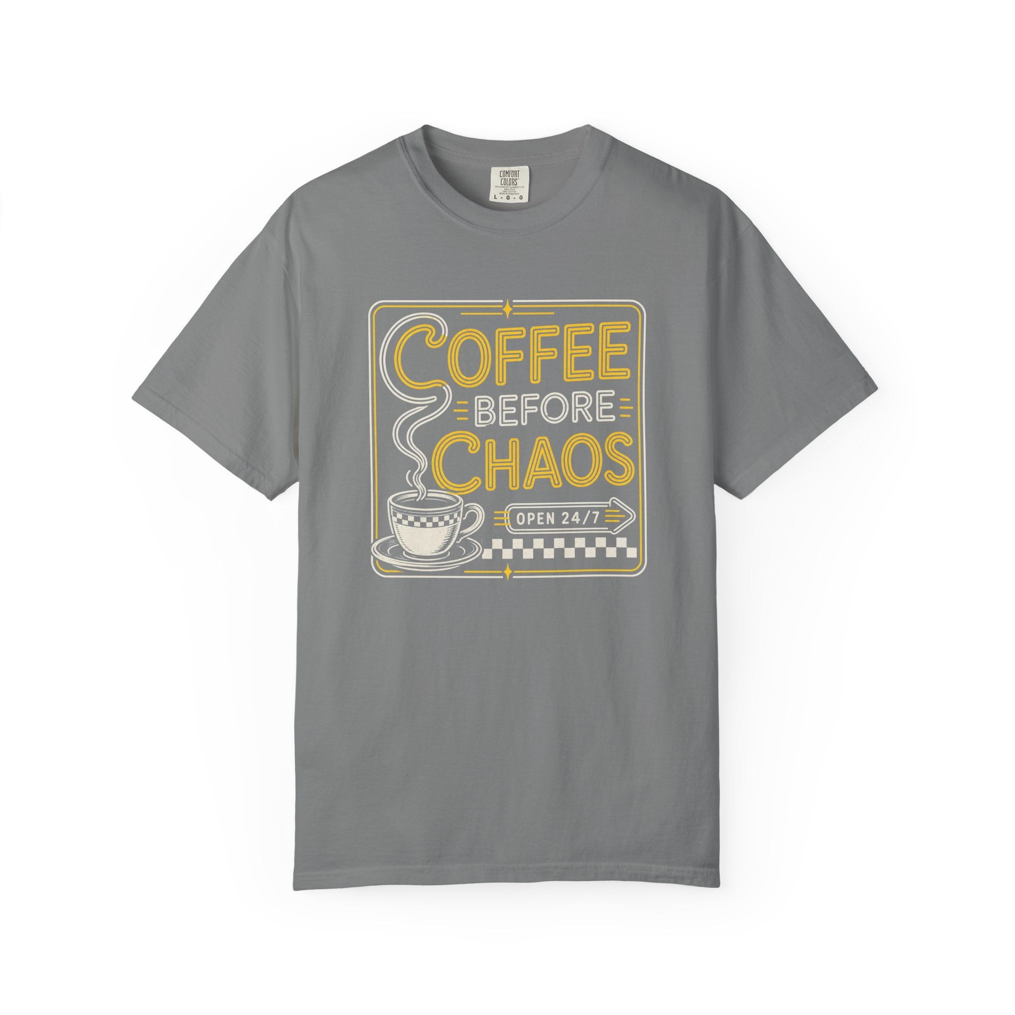Coffee Before Chaos T‑Shirt