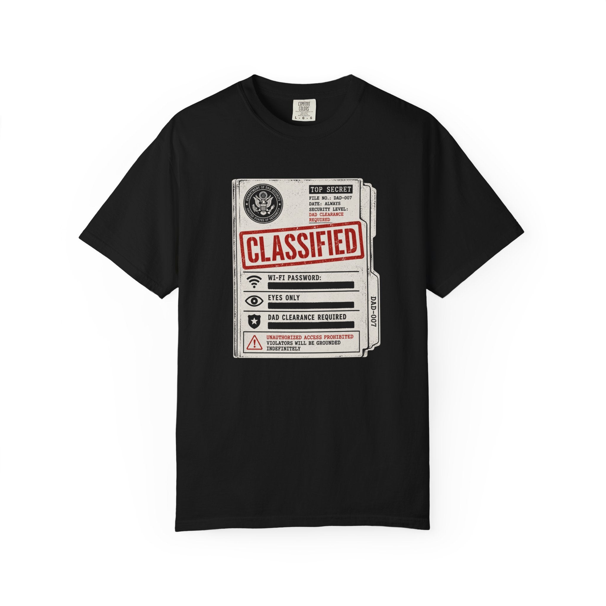 Dad Security Classified T‑Shirt