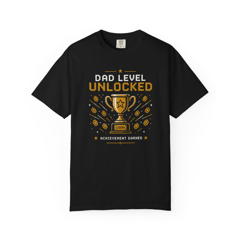 Dad Level Unlocked T‑Shirt