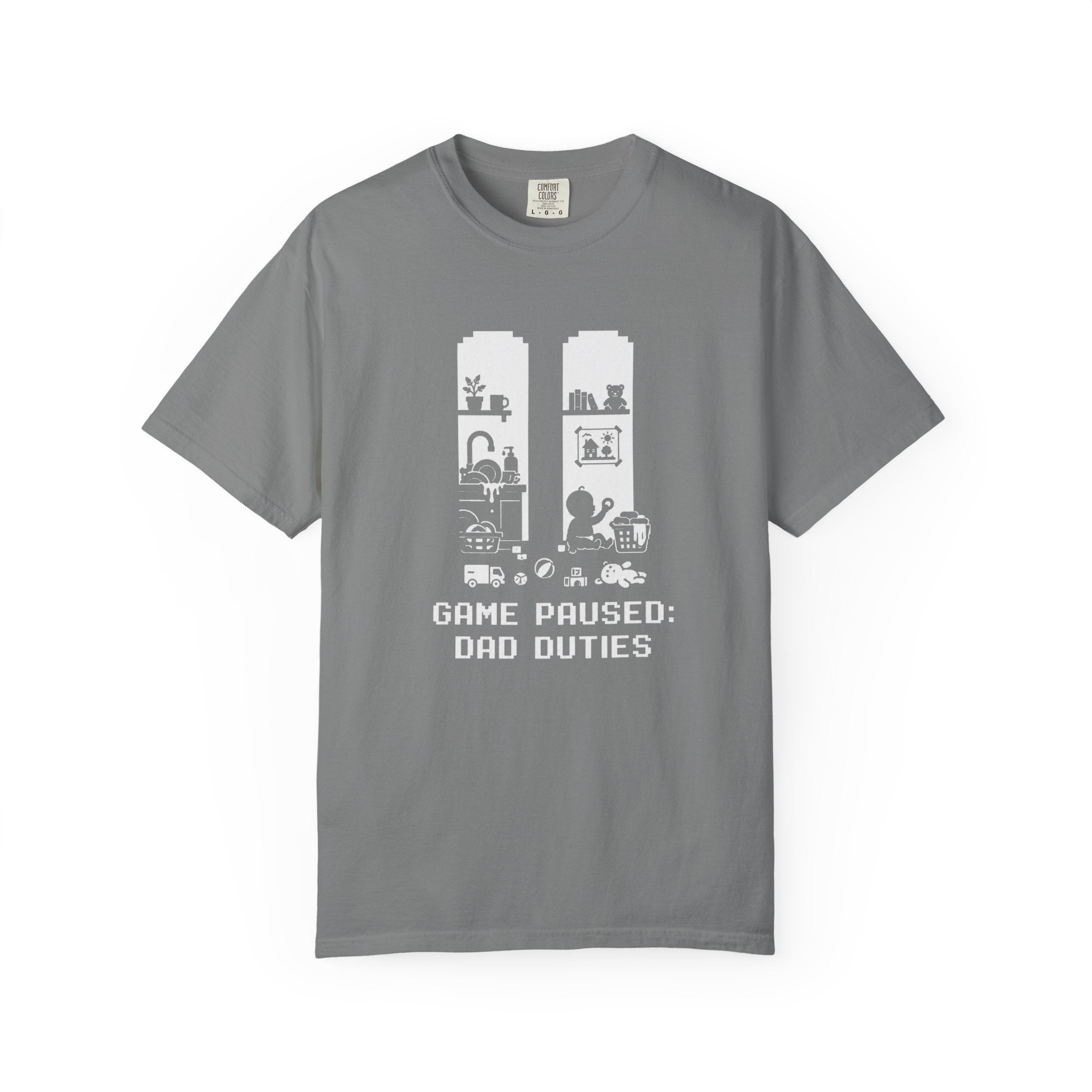 Game Paused Dad Duties T‑Shirt