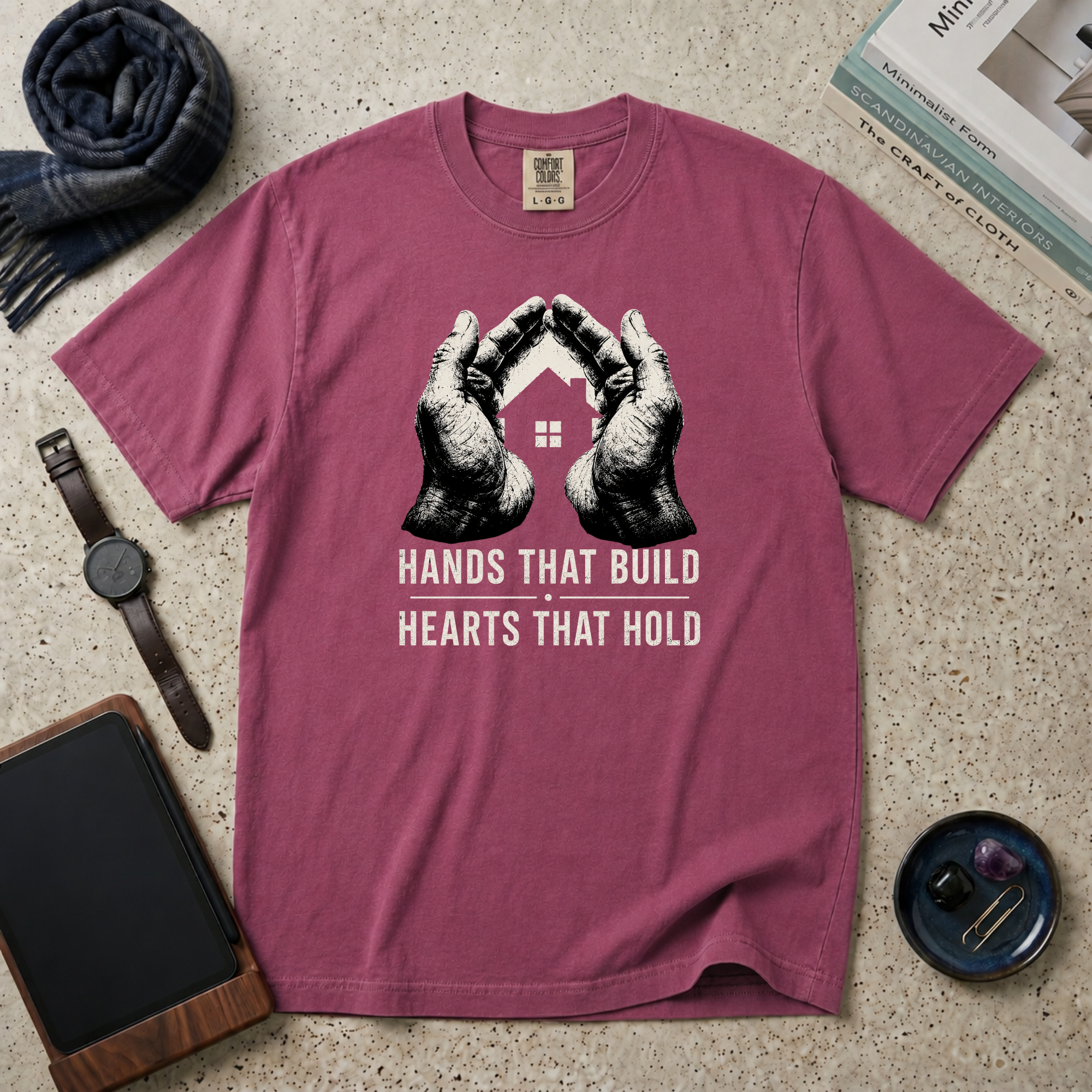 Hands That Build Hearts That Hold T‑Shirt