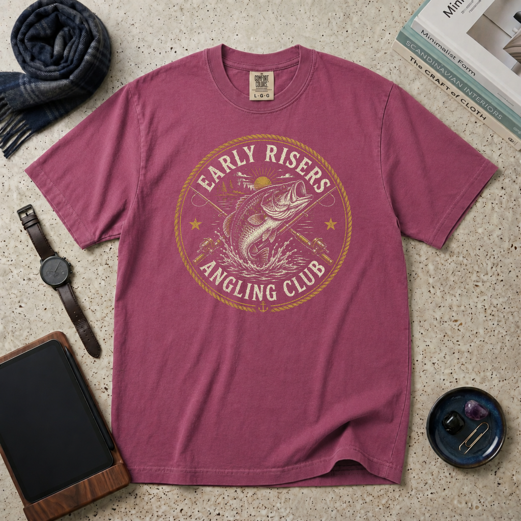 Early Risers Angling Club T‑Shirt
