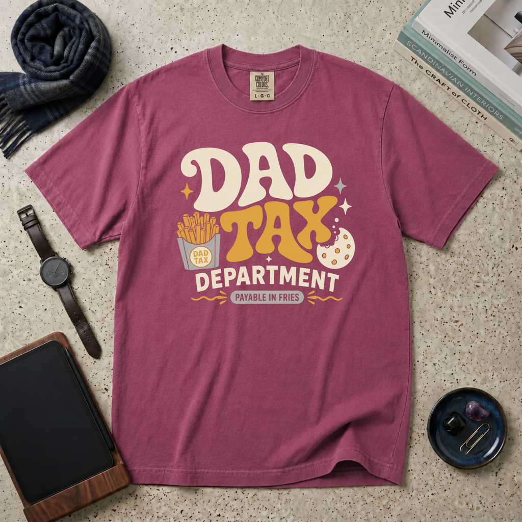 Dad Tax Department Payable In Fries T‑Shirt