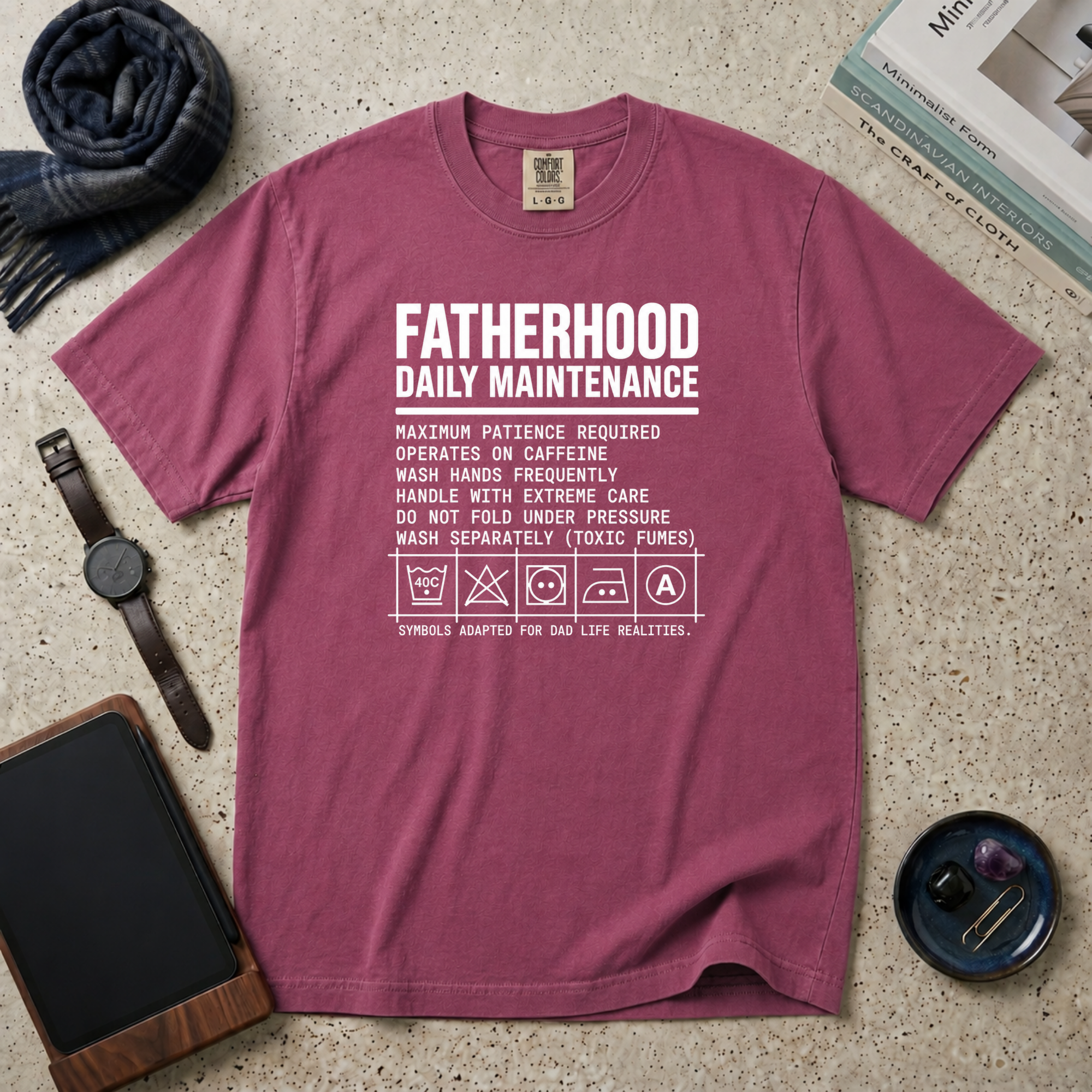 Fatherhood Daily Maintenance T‑Shirt