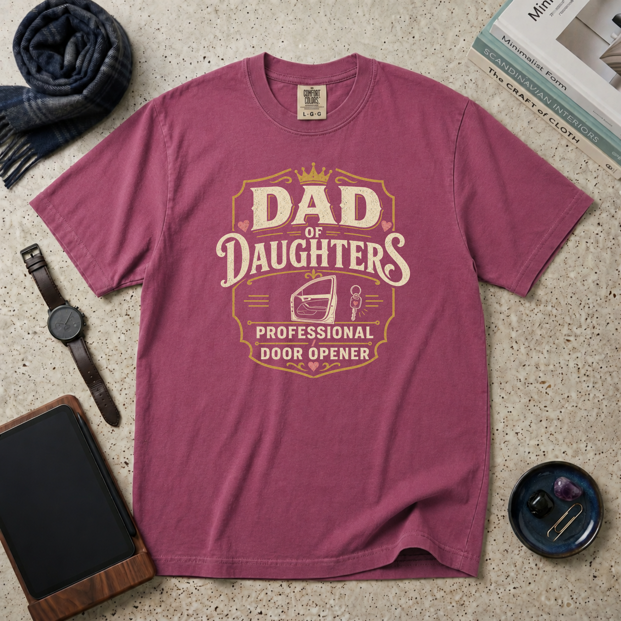 Dad Of Daughters, Professional Door Opener T‑Shirt