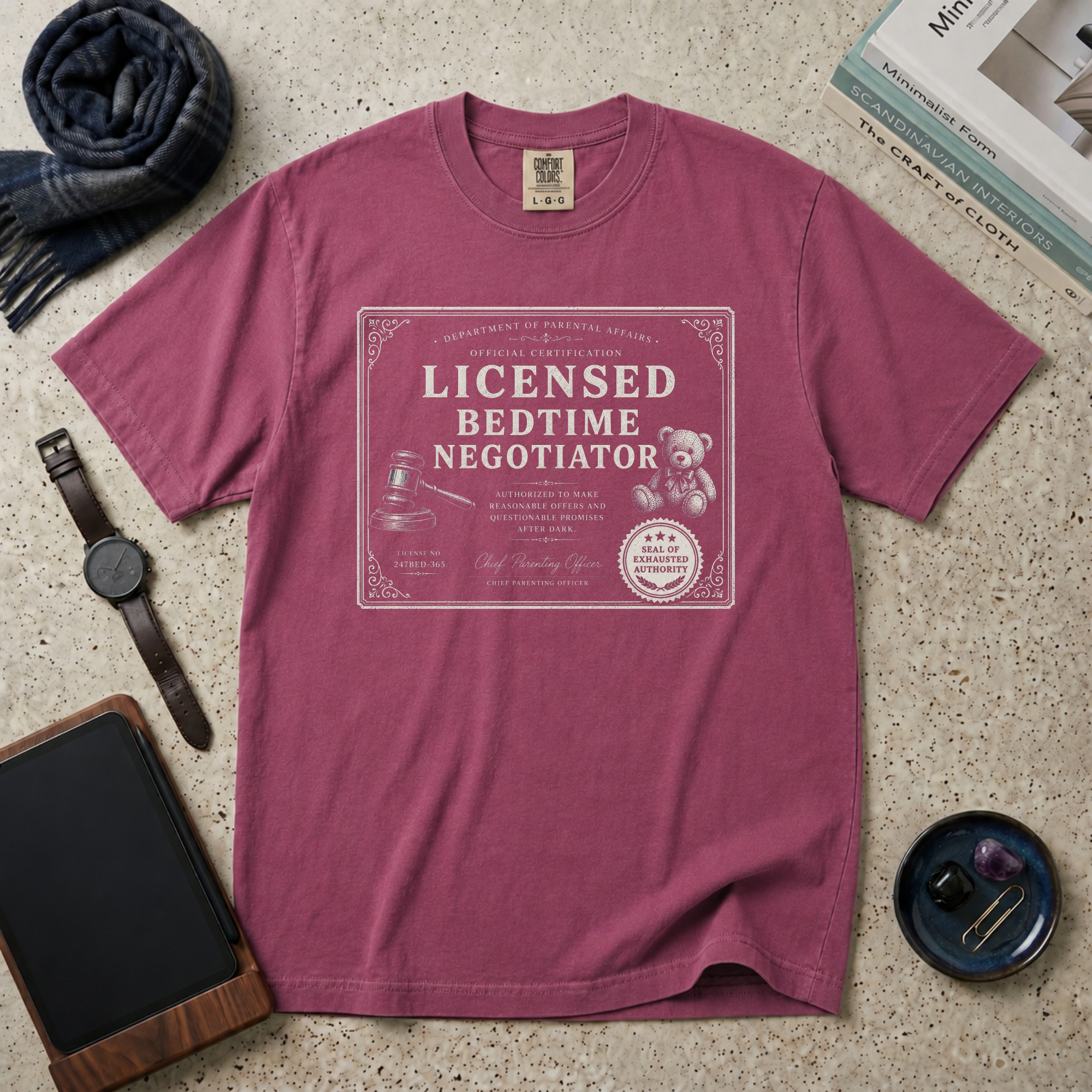 Licensed Bedtime Negotiator T‑Shirt