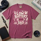Low Battery Dad T‑Shirt