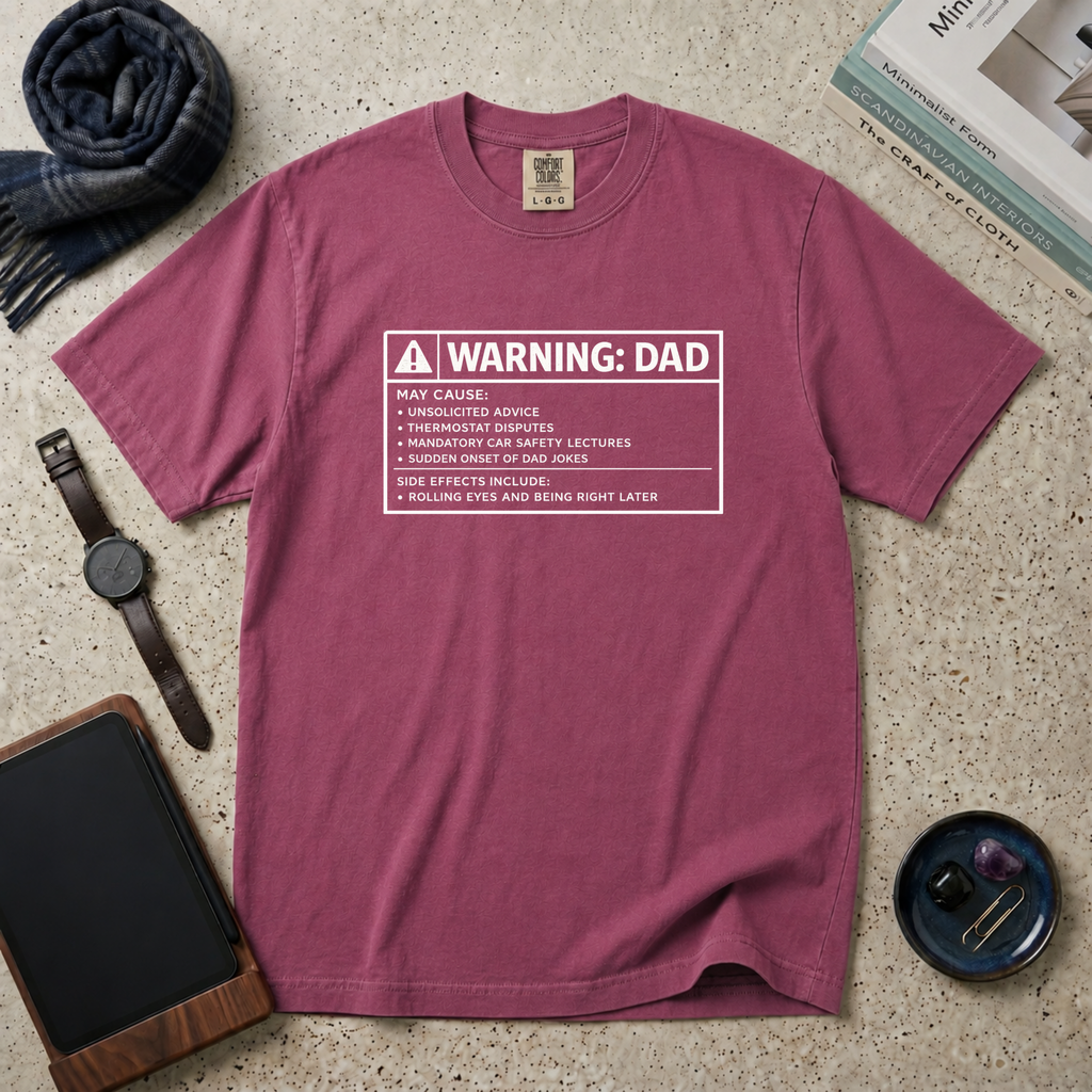 Warning Dad T‑Shirt