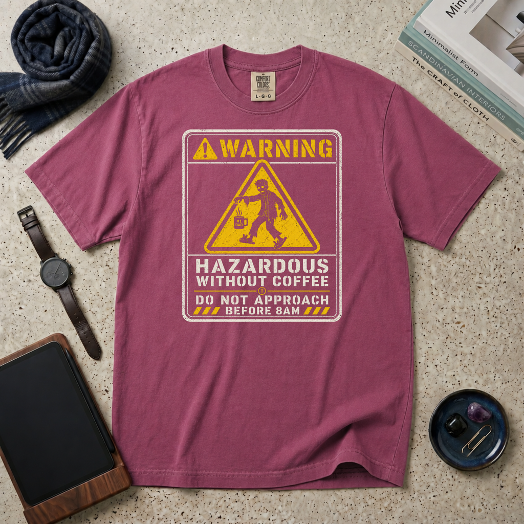 Hazardous Without Coffee T‑Shirt