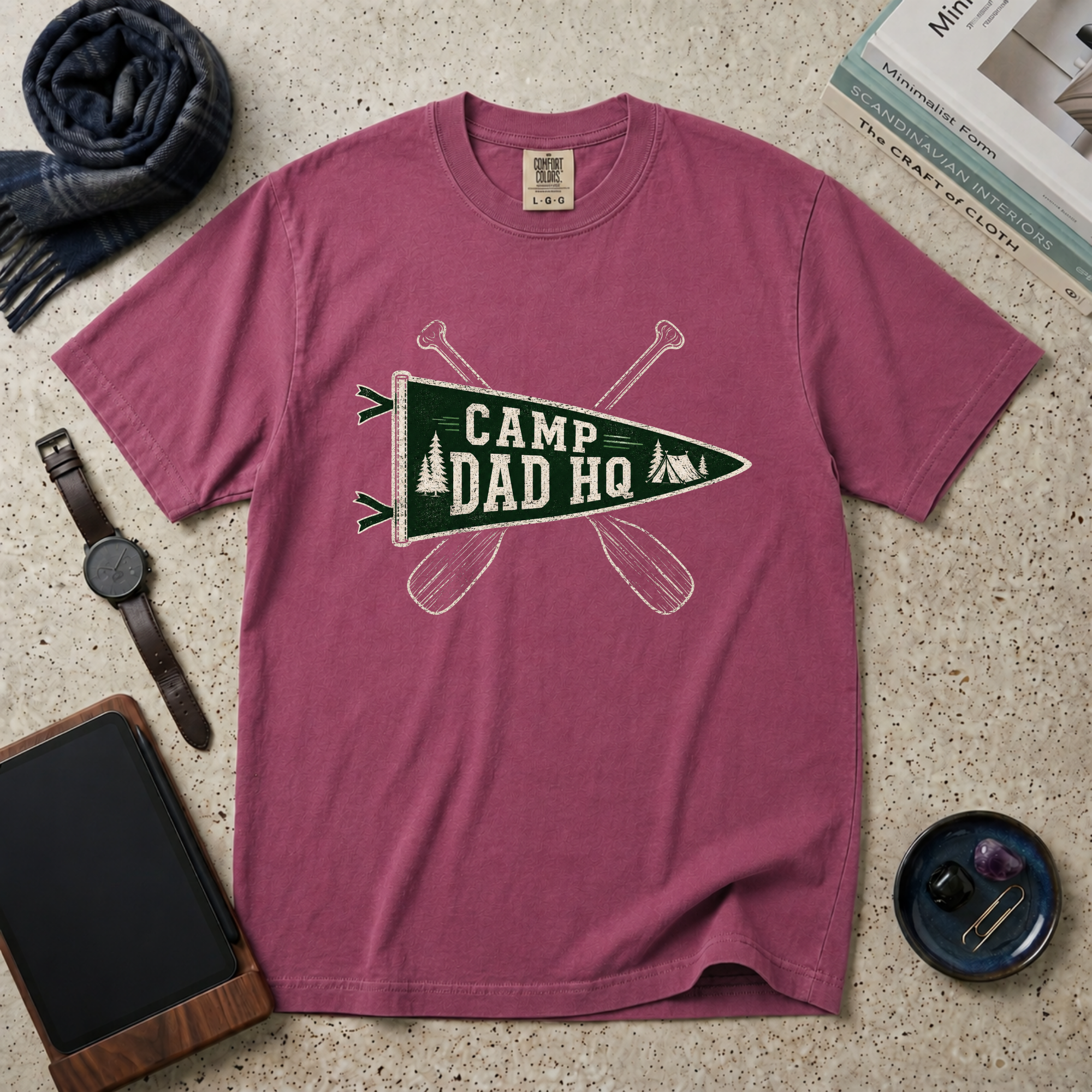 Camp Dad HQ T‑Shirt