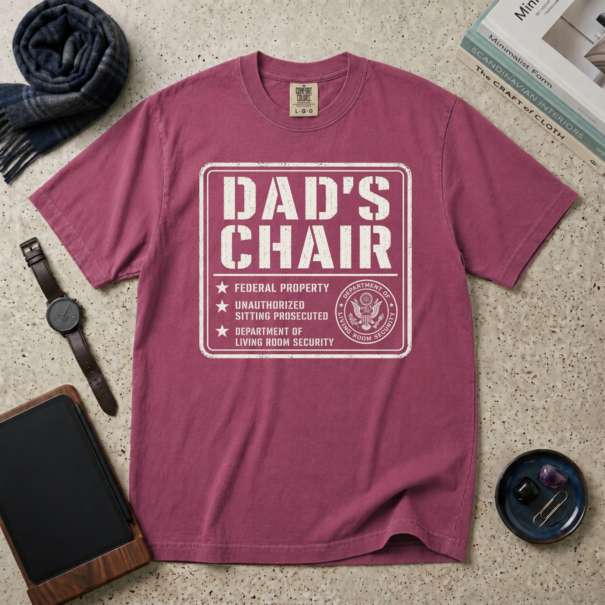 Dad's Chair Warning T‑Shirt