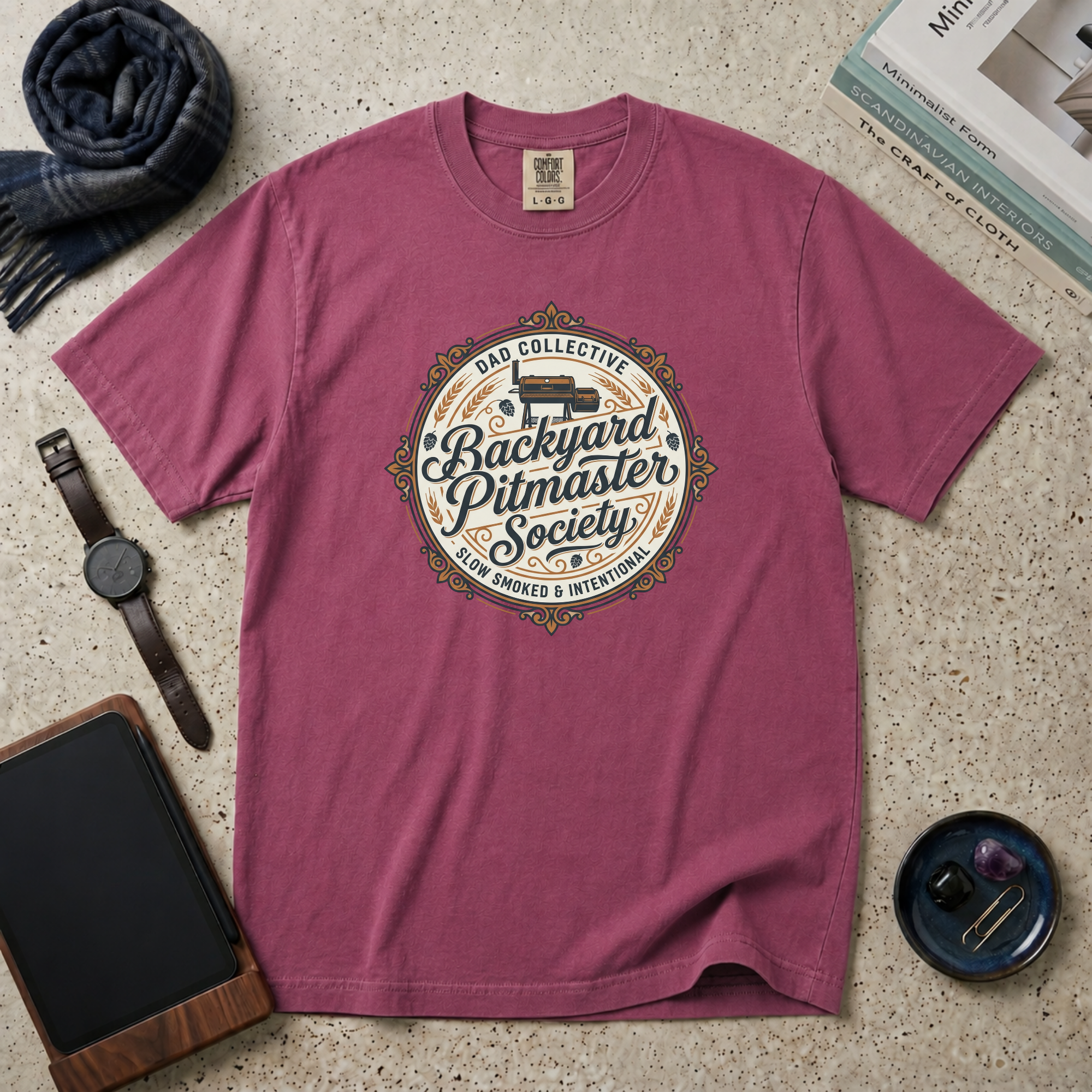 Backyard Pitmaster Society - Slow Smoked & Intentional T‑Shirt