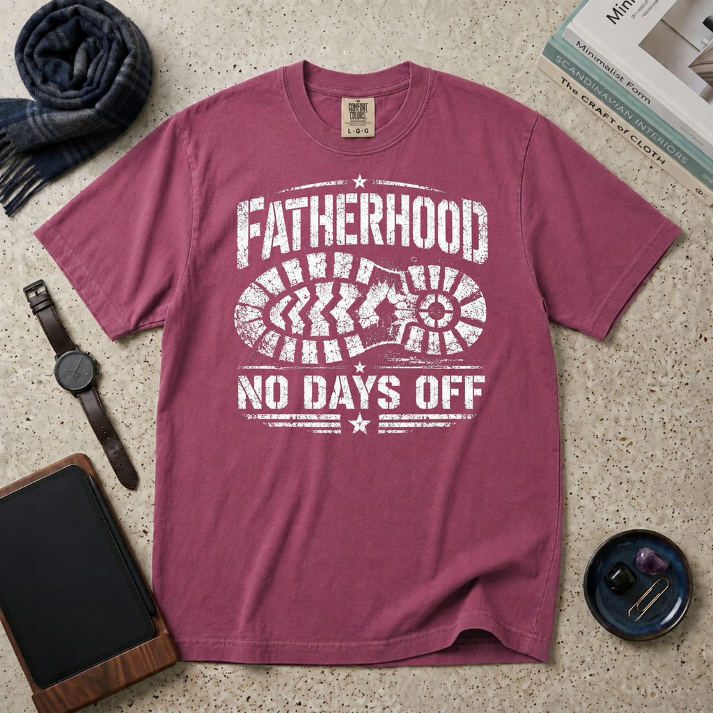 Fatherhood No Days Off T‑Shirt