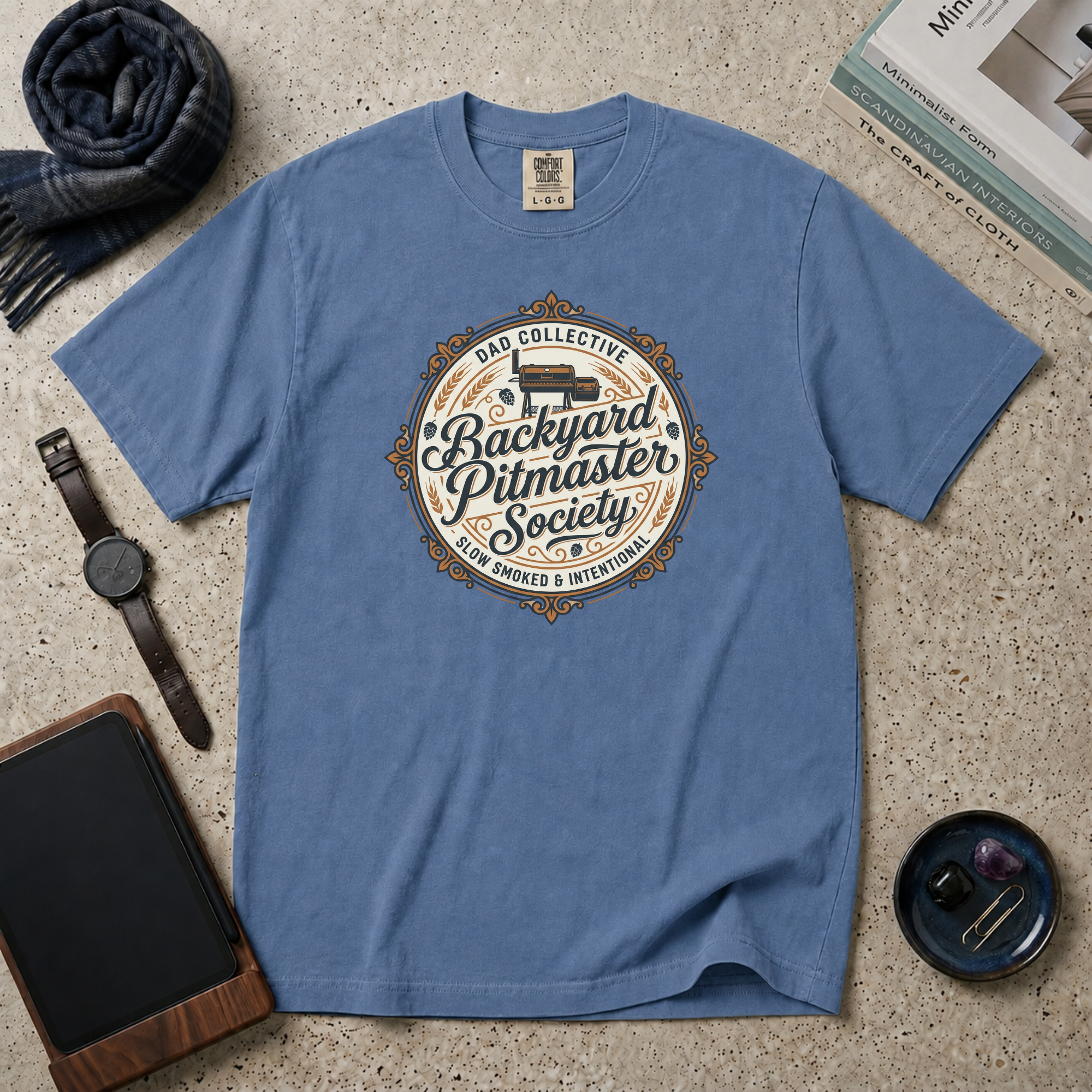 Backyard Pitmaster Society - Slow Smoked & Intentional T‑Shirt