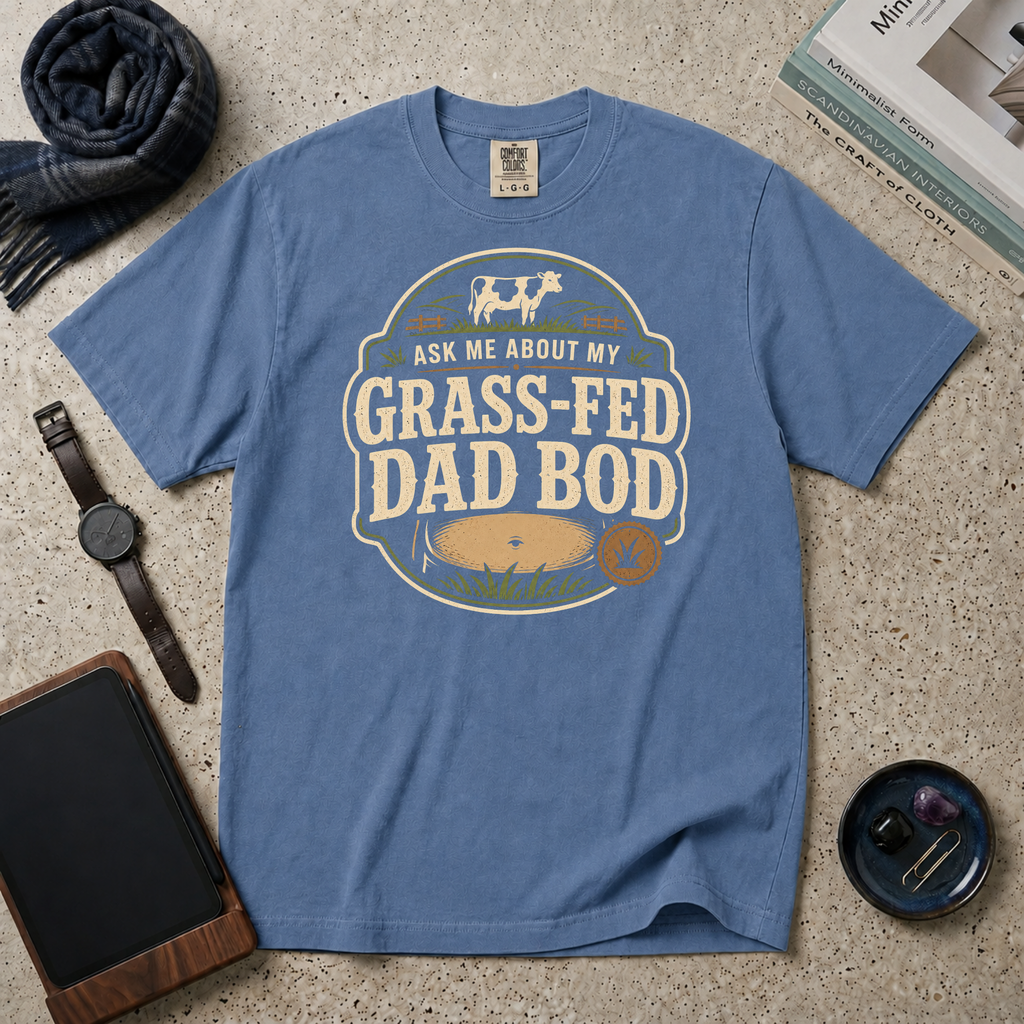 Ask Me About My Grass-Fed Dad Bod T‑Shirt