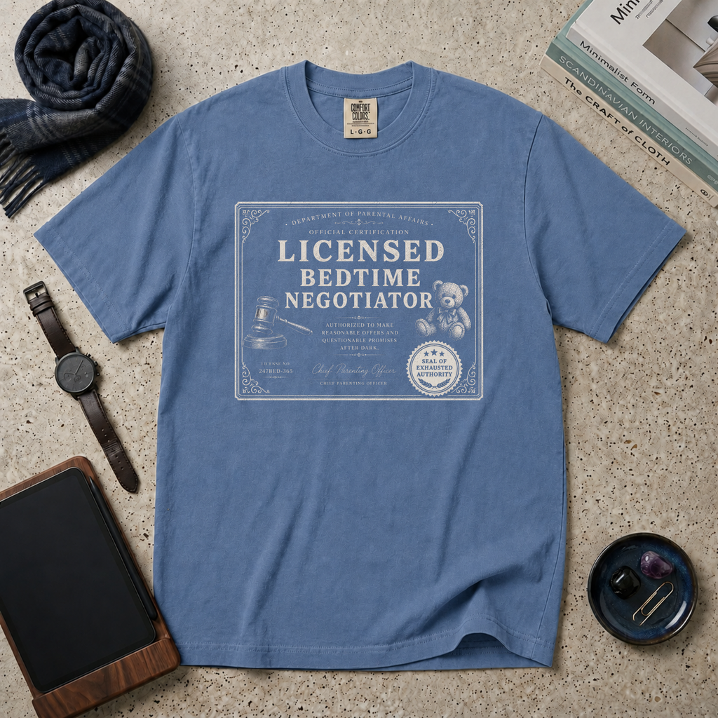 Licensed Bedtime Negotiator T‑Shirt