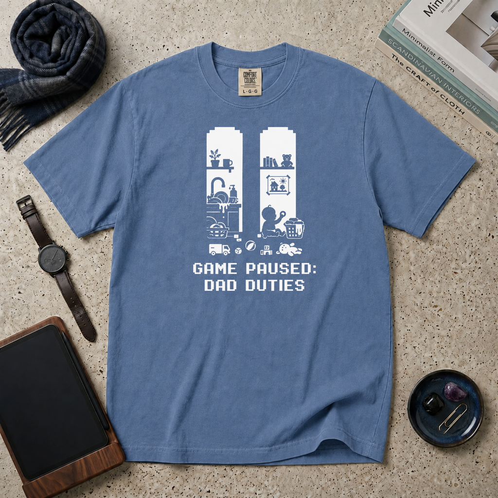 Game Paused Dad Duties T‑Shirt