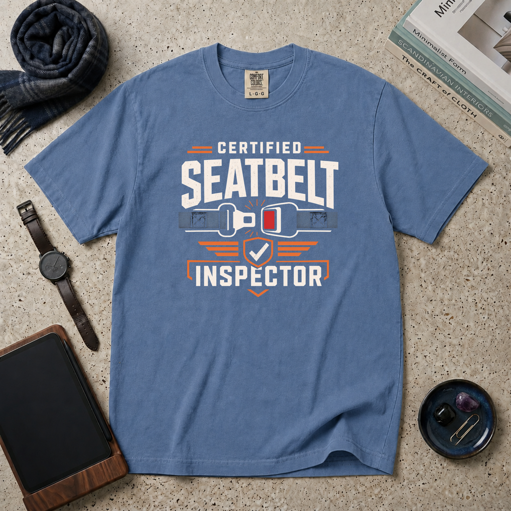 Certified Seatbelt Inspector T‑Shirt
