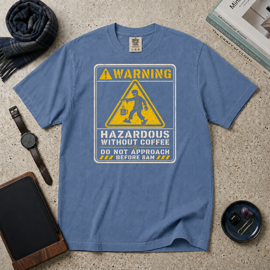 Hazardous Without Coffee T‑Shirt