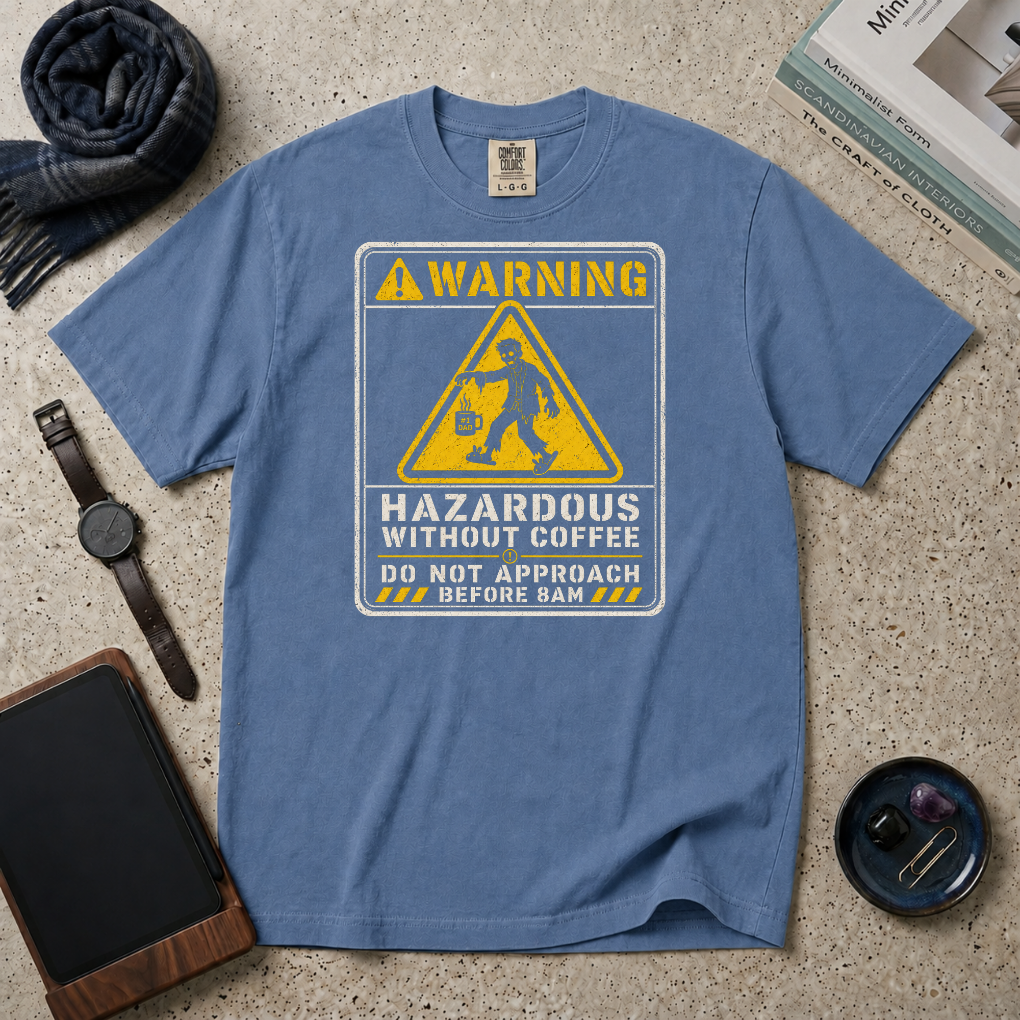 Hazardous Without Coffee T‑Shirt