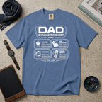 DAD Character Sheet T‑Shirt