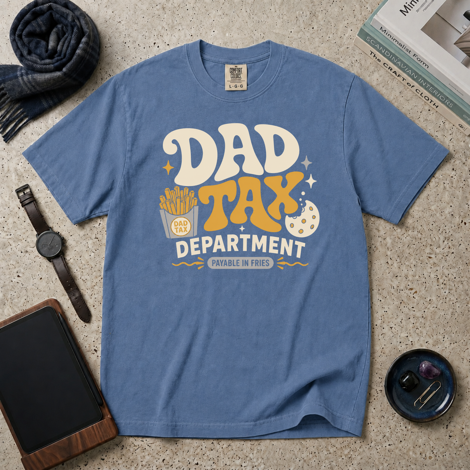 Dad Tax Department Payable In Fries T‑Shirt