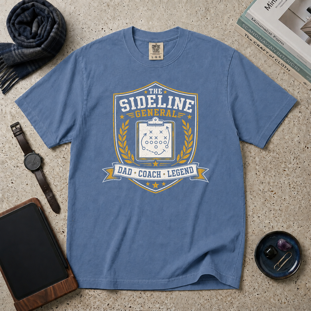 The Sideline General Dad, Coach, Legend T‑Shirt