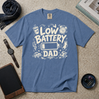 Low Battery Dad T‑Shirt
