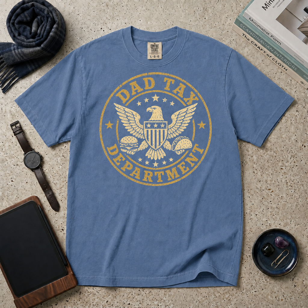 Dad Tax Department Burgers & Tacos T‑Shirt