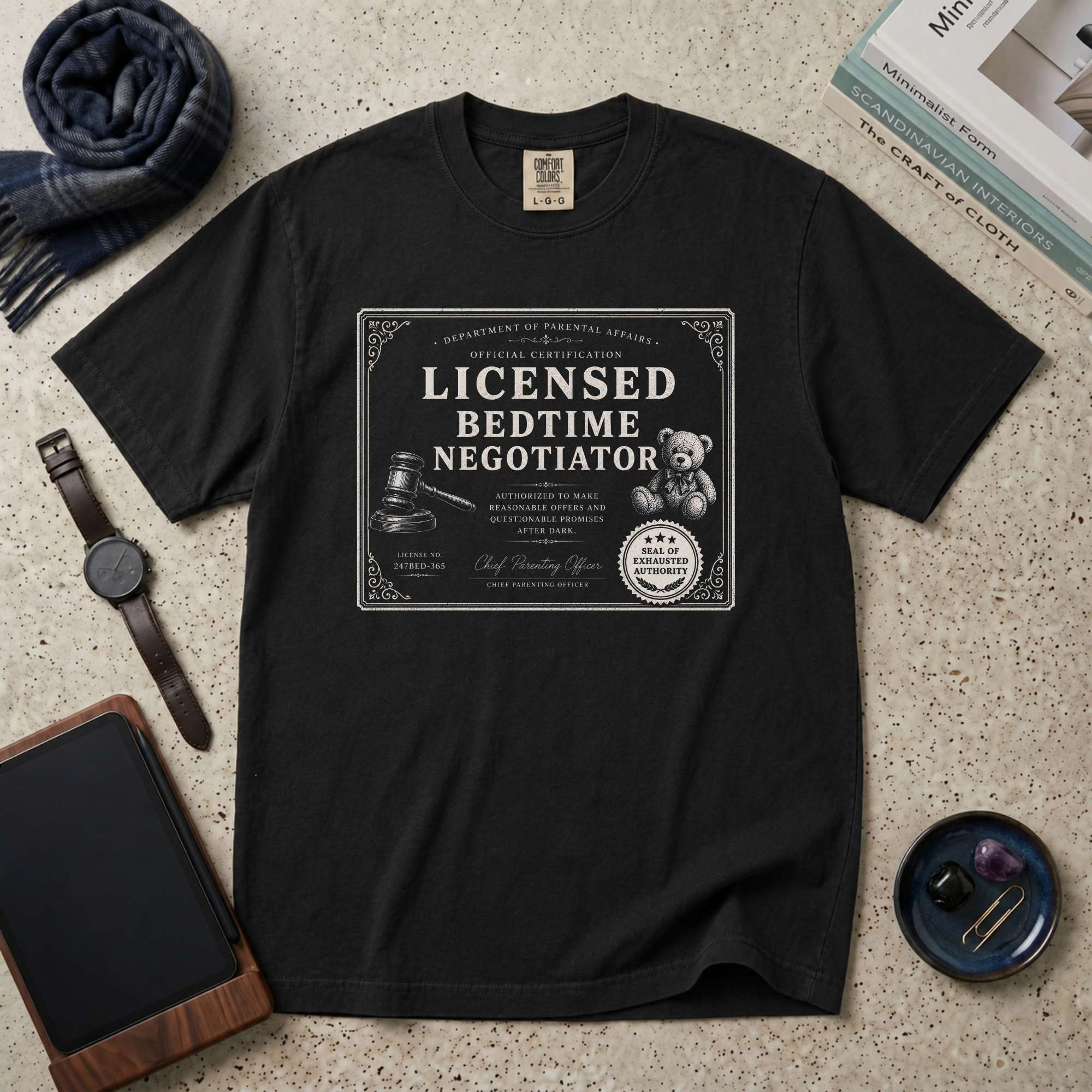 Licensed Bedtime Negotiator T‑Shirt