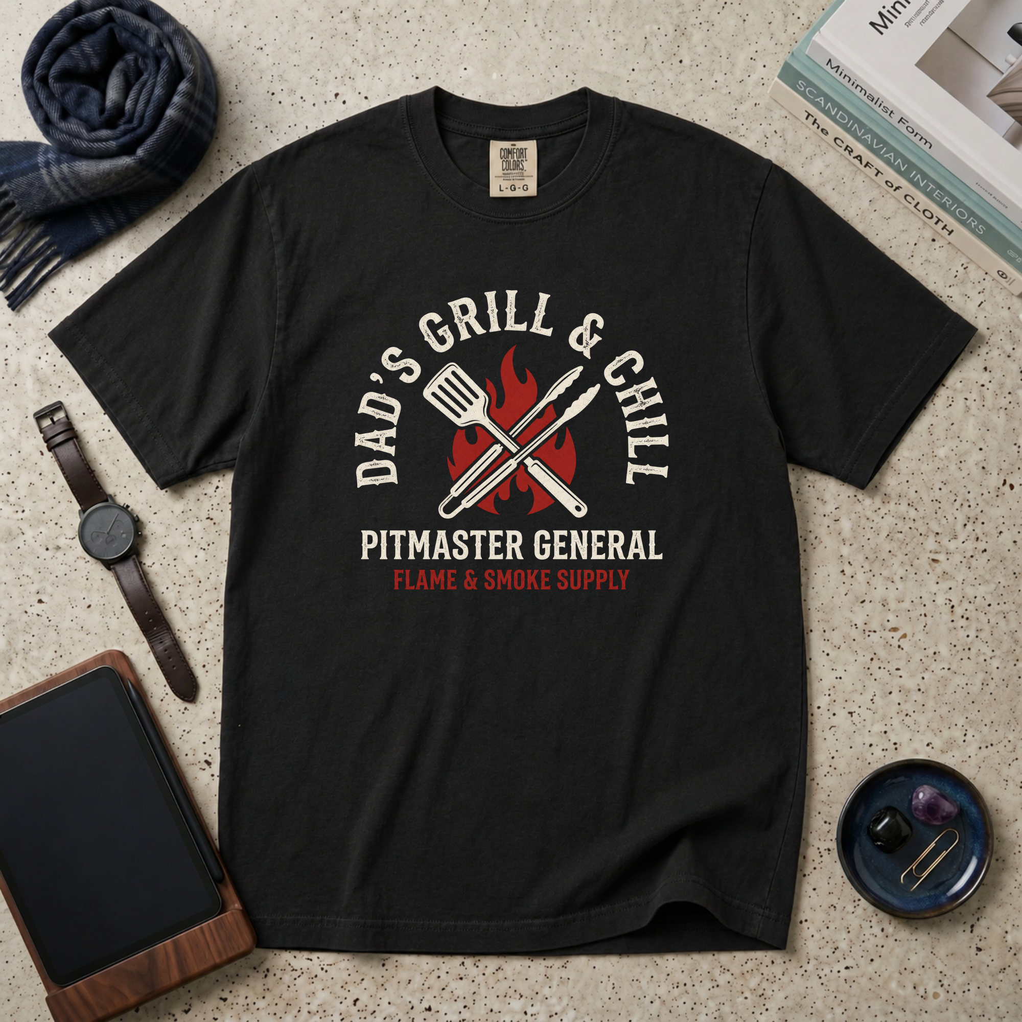 Dad's Grill & Chill Pitmaster General T‑Shirt