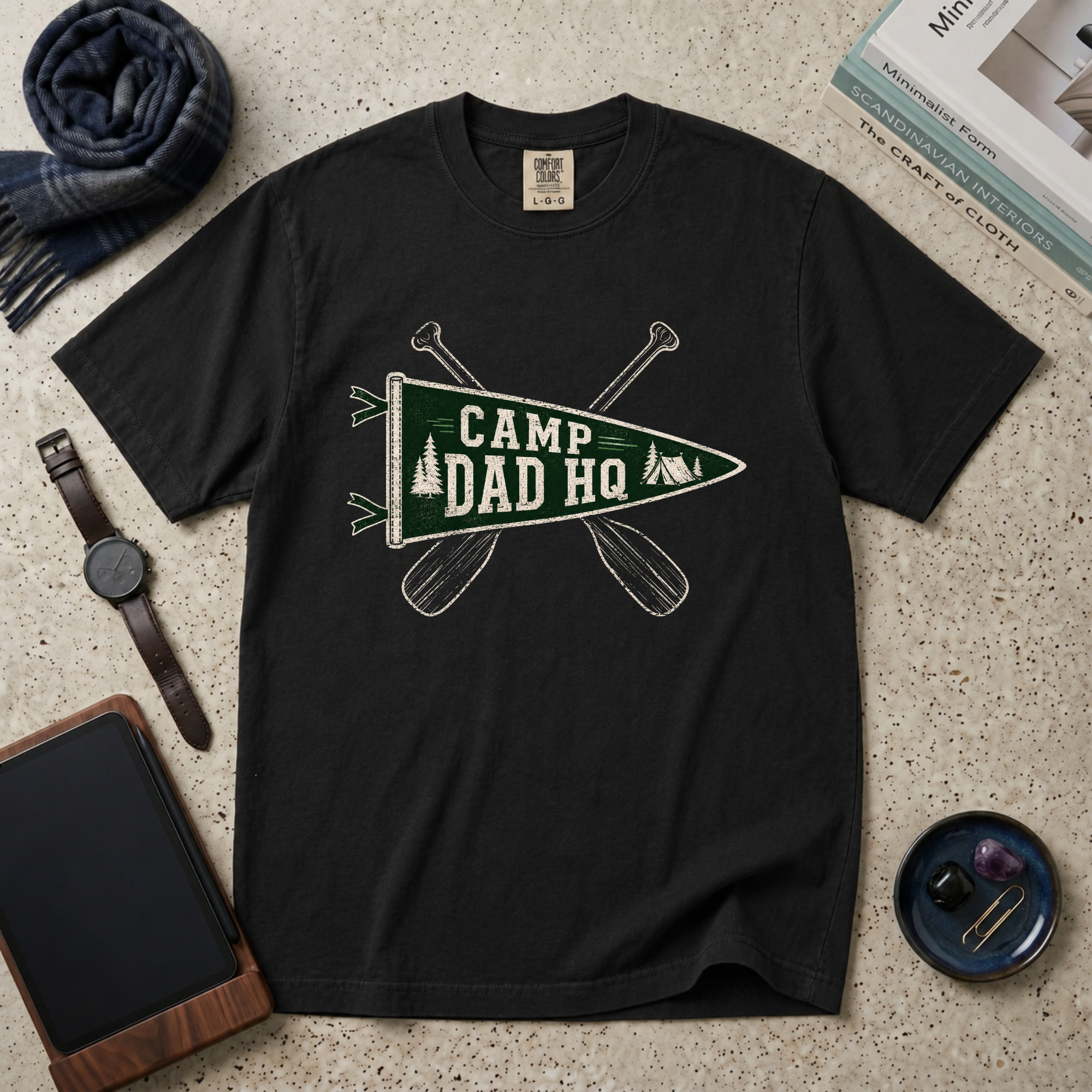 Camp Dad HQ T‑Shirt