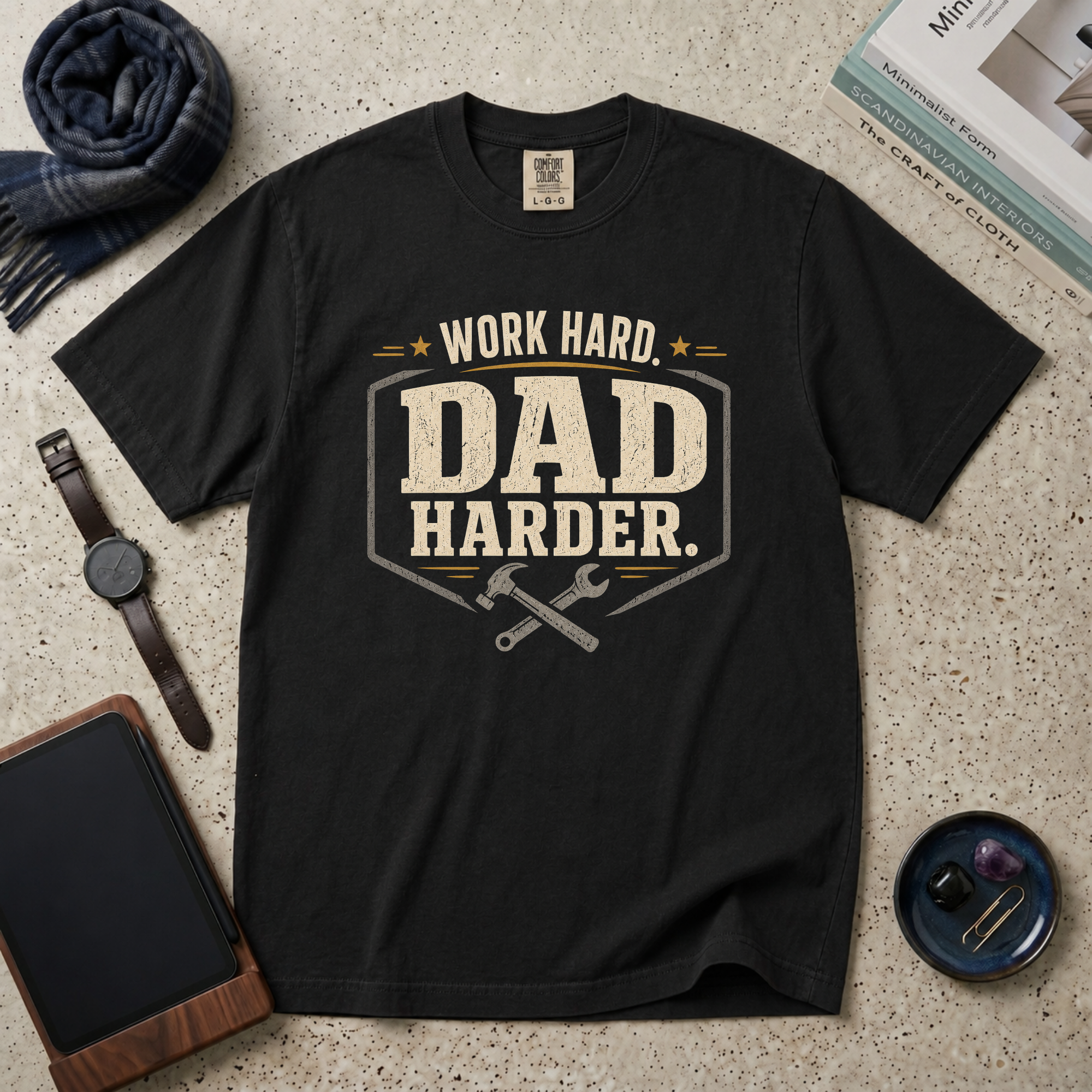 Work Hard Dad Harder T‑Shirt