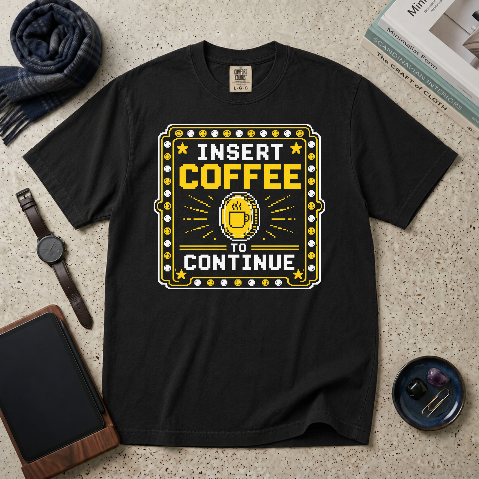 Insert Coffee To Continue T‑Shirt