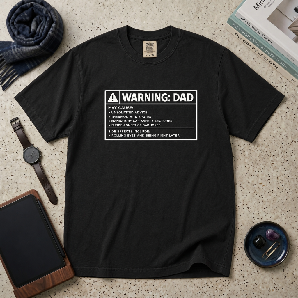 Warning Dad T‑Shirt