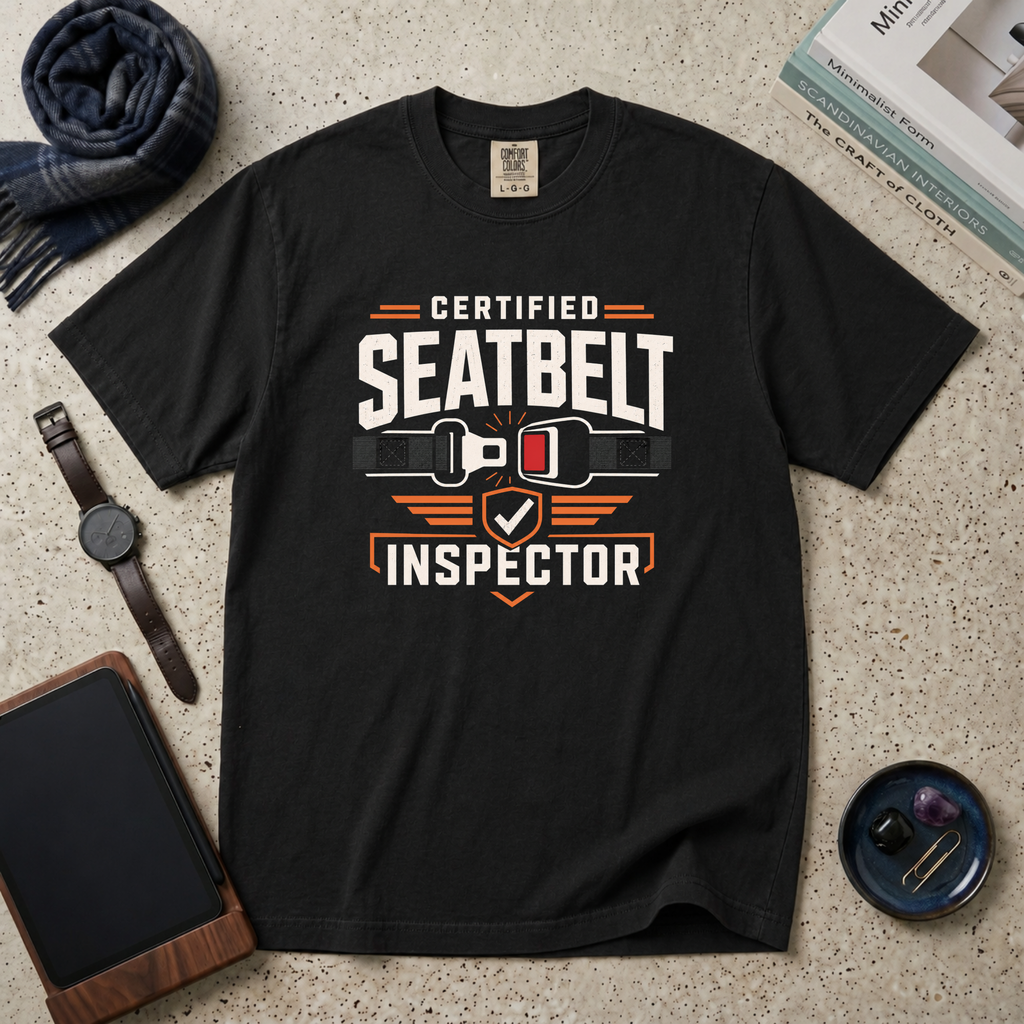 Certified Seatbelt Inspector T‑Shirt